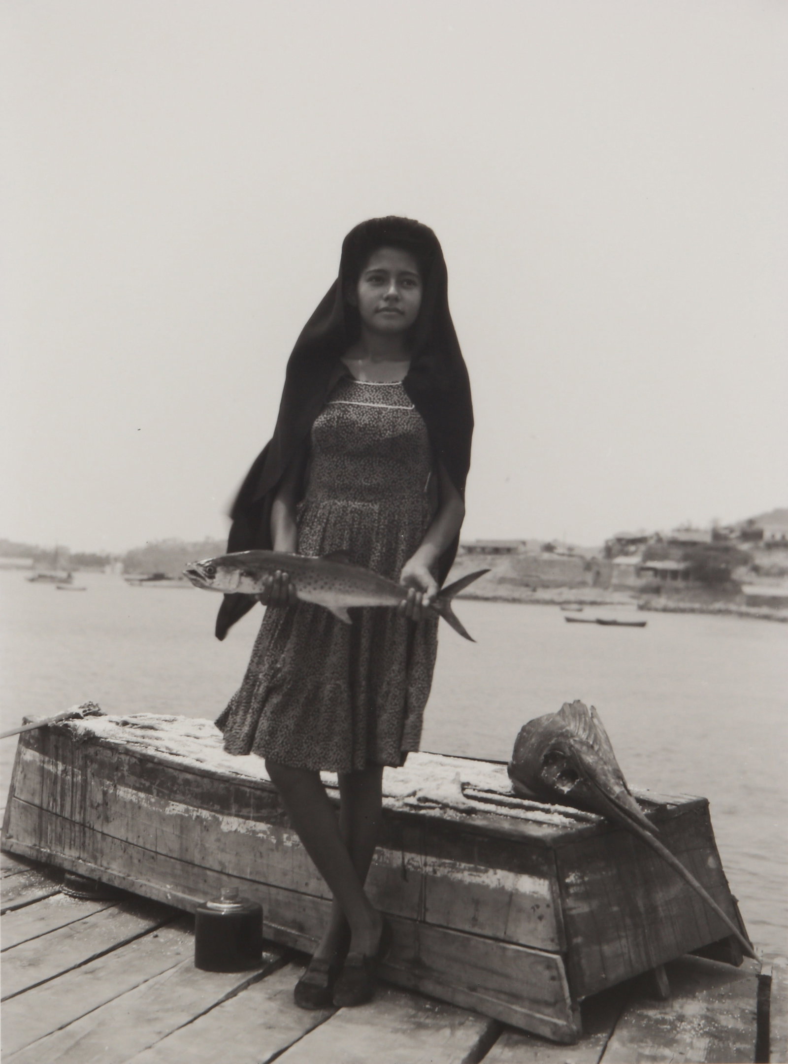 Manuel Alvarez Bravo (1902-2002) Un Pez que Llaman Sierra" (A Fish Called Saw), 1942: Silver gelatin print, printed later, image size 24 x 17.7cm, sheet size 25.3 x 20.4cm, initialed by the photographer in pencil verso. Framed, frame size 53 x 43cm. Provenance:Acquired by the present o