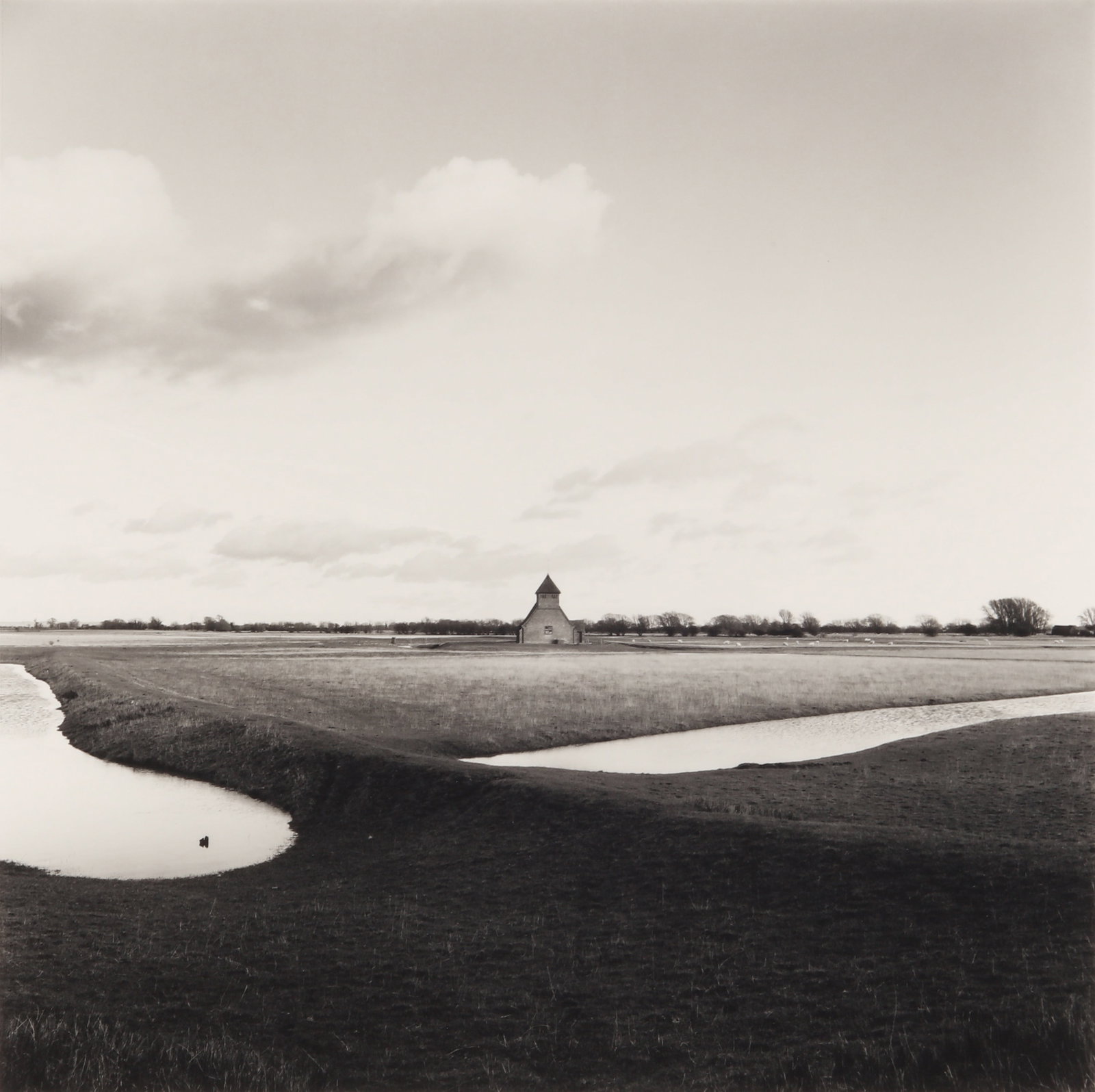 § Fay Godwin (1931-2005) St Thomas à Becket, Church, Fairfield [from the Romney Marsh Series], (1 of 3)