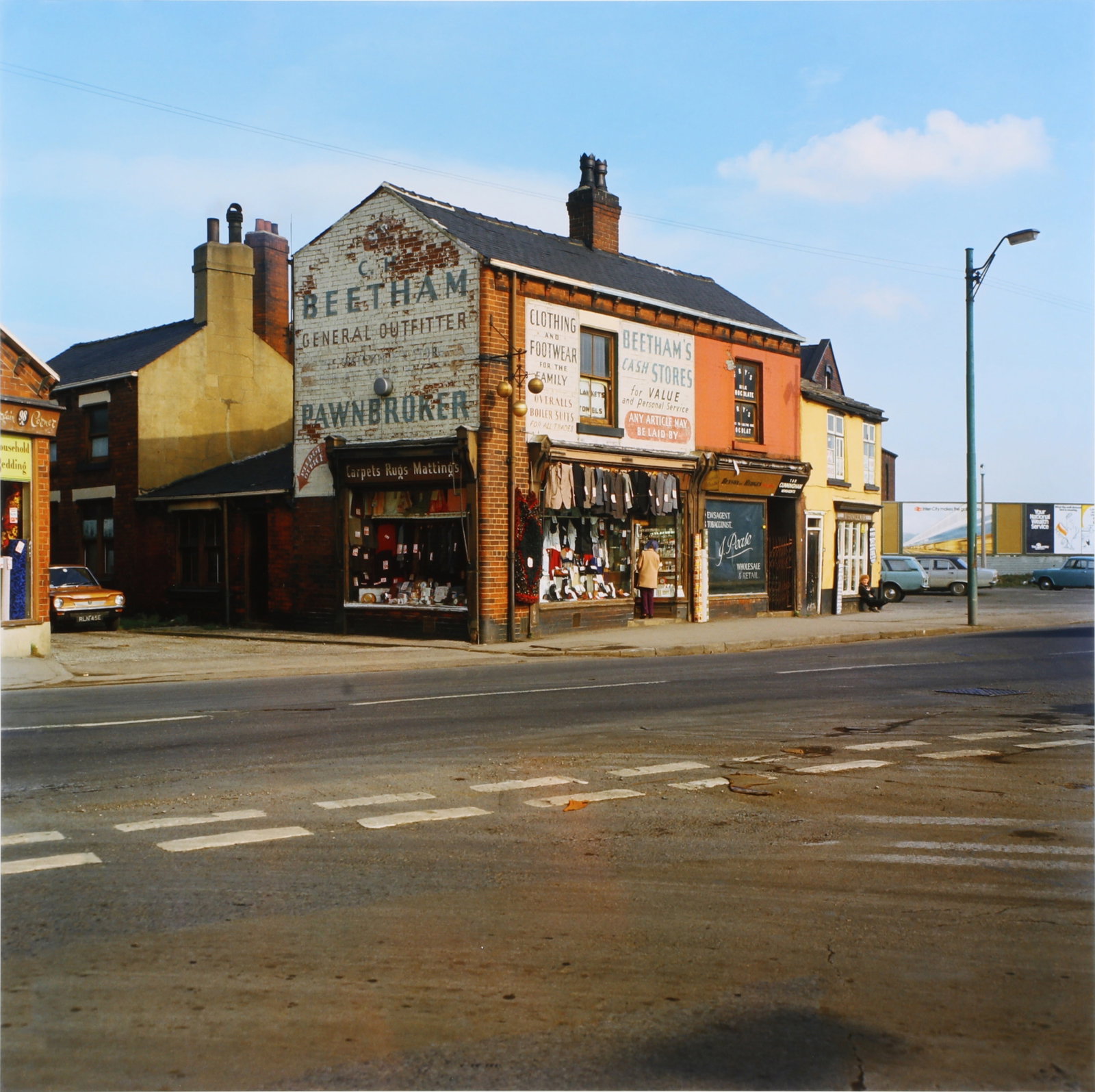 § Peter Mitchell (b.1943) Church Street, Early Sunday Morning, 2020: Pigment print, printed 2020, image size 35.5 x35.5cm, sheet size 51 x 40.5cm, signed and dated by the photographer in pencil verso. Accompanied by an editioned artist's label.
