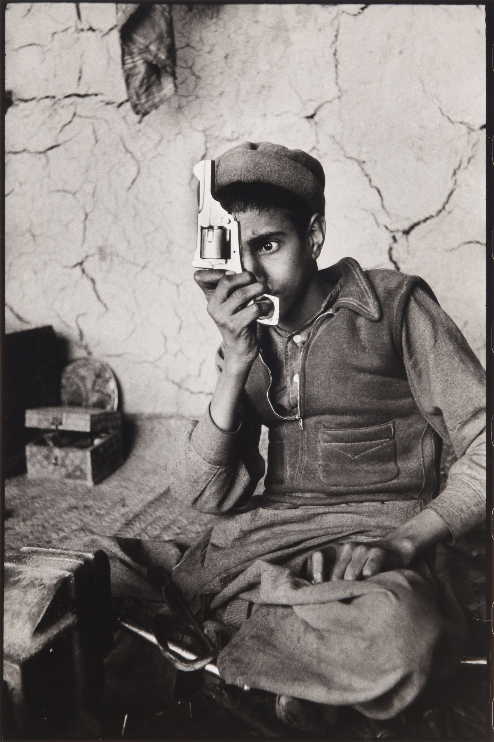 § Marc Riboud (1923-2016) Pakistan, 1956: Silver gelatin print, printed 1980s, image size 29.7 x 20cm, sheet size 31.5 x 21.6cm, inscribed by the photographer in pencil with Riboud's copyright stamp verso.