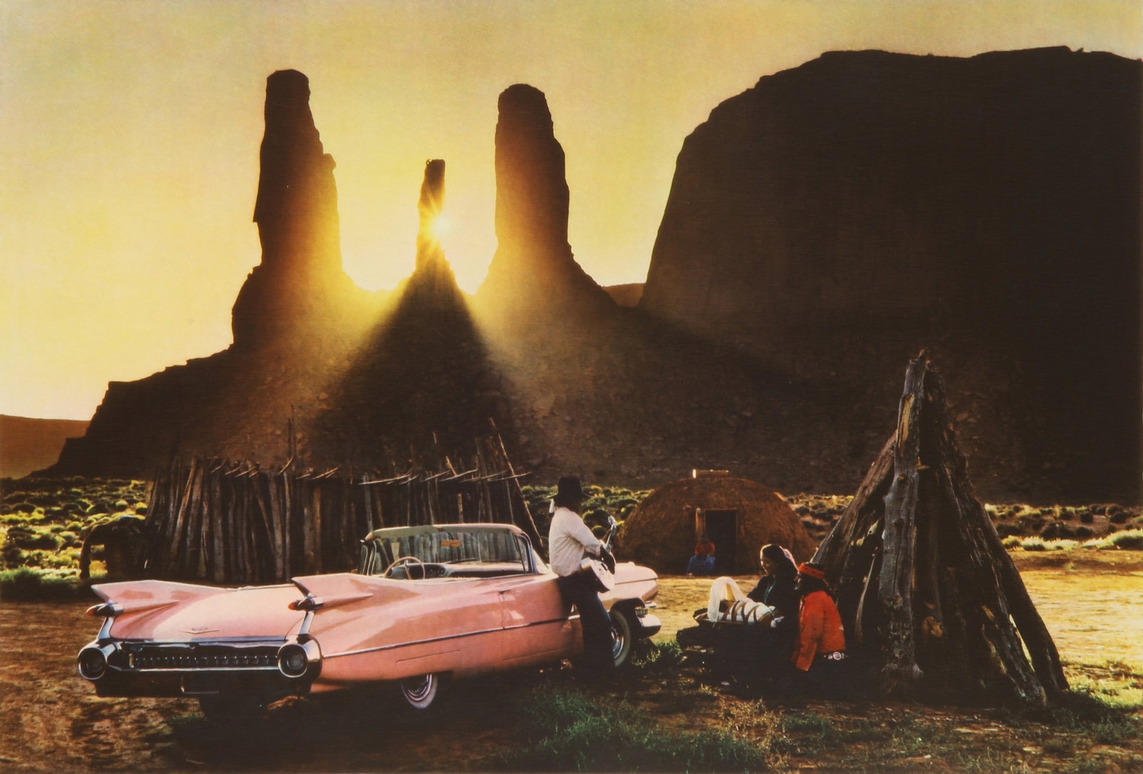 § Robert Dowling (b.1946) 1959 Harley Earle Cadillac, Monument Valley, 1987 (1 of 3)