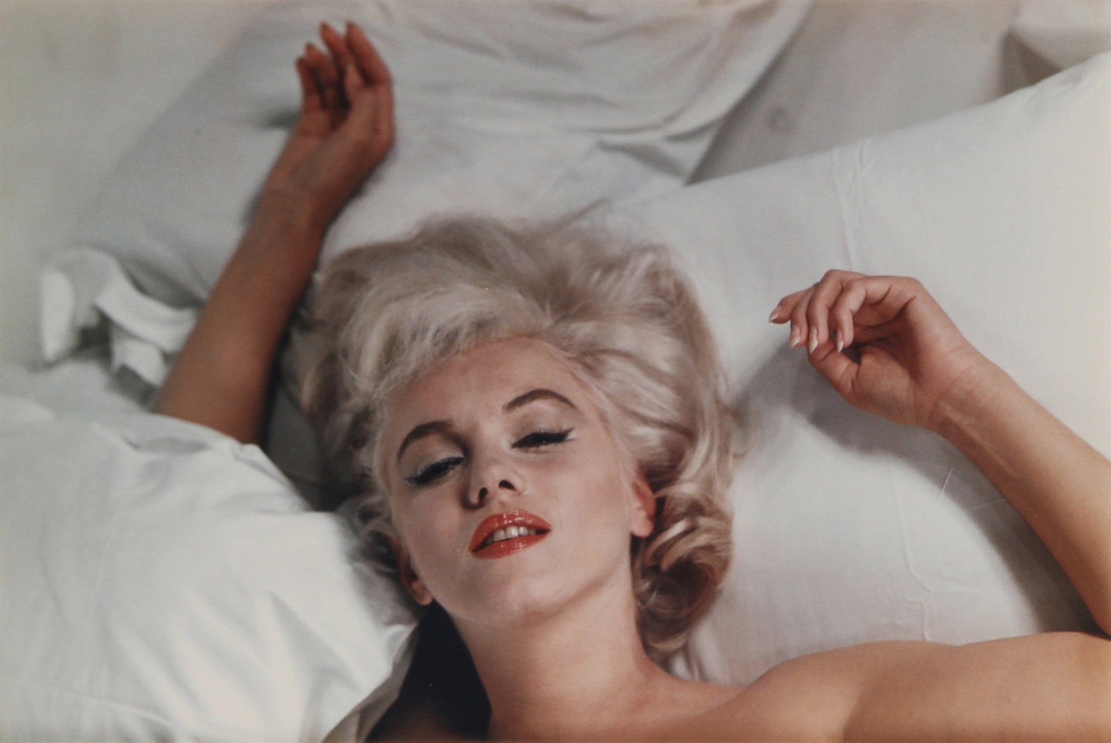 Eve Arnold (1912-2012) Marilyn Monroe, Studio Session, 1960: Digital c-type print, printed later, image size 32 x 47.5cm, edition 95/99. Accompanied by a Magnum Photos/Halcyon Gallery certificate of authenticity with Arnold's facsimile signature, additionally s