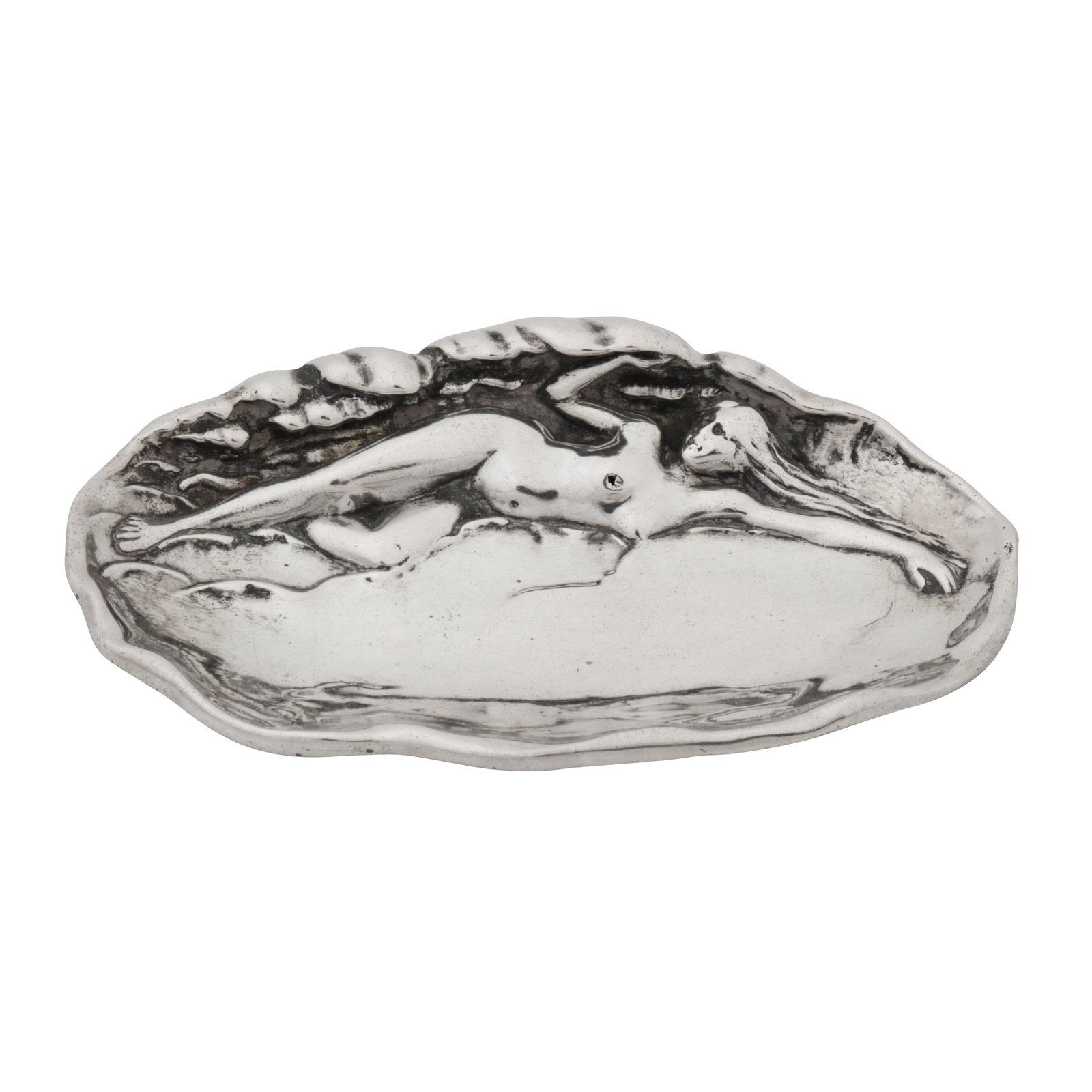 Pforzheim circa 1910 by Louis Kuppenheim An early 20th century German 800 standard silver dish (1 of 4)