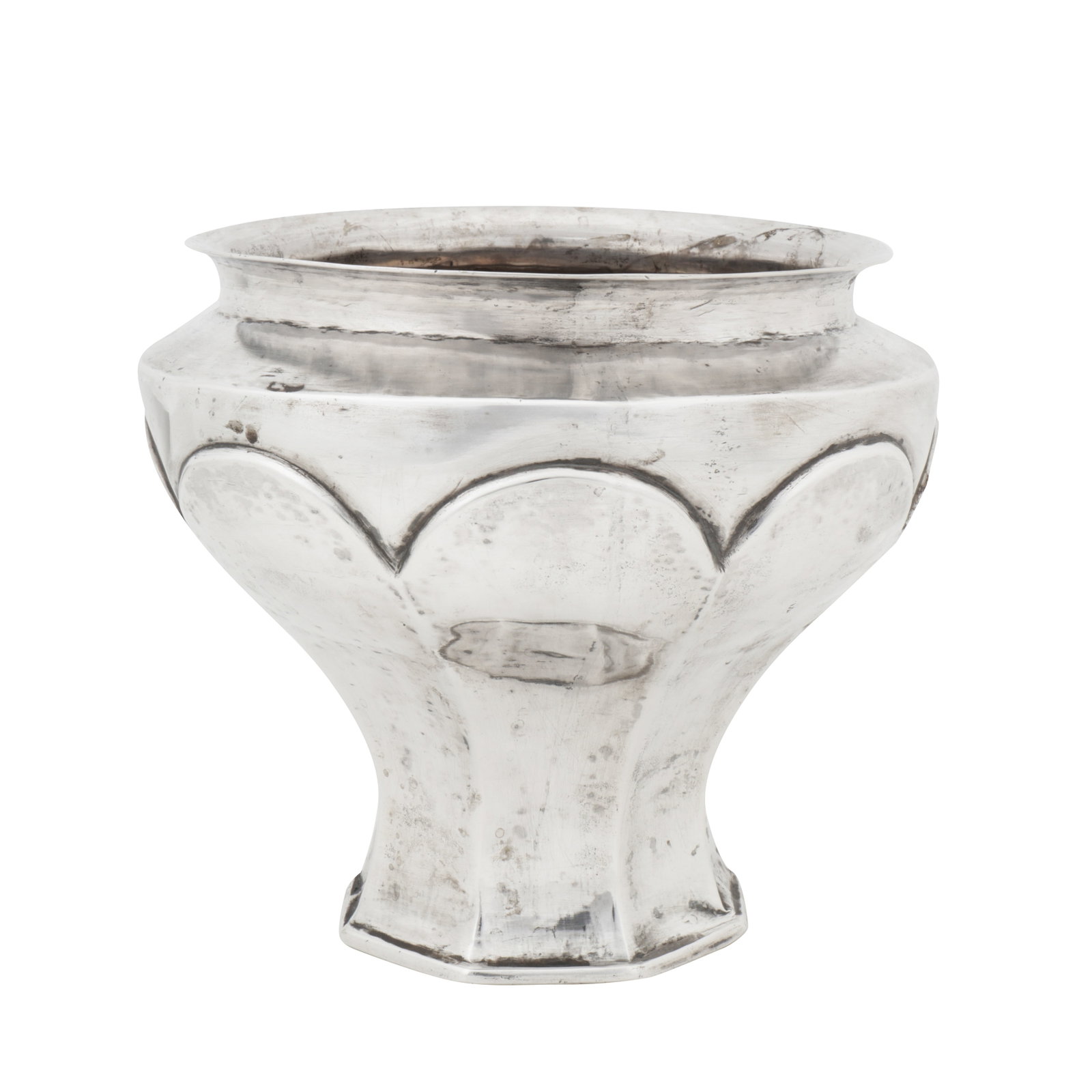 Baghdad circa 1920 by Dawoud Israil An early 20th century Iraqi silver vase (1 of 4)