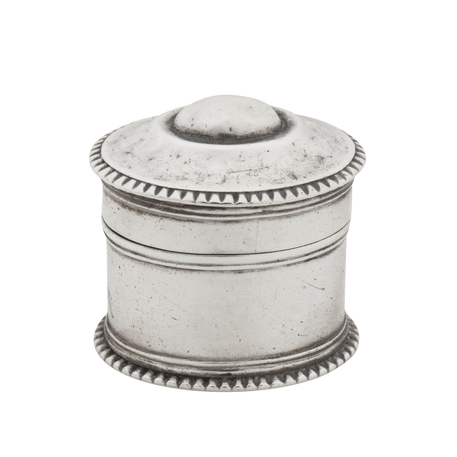Possibly German or French circa 1740 A mid-18th century Continental silver travelling spice box (1 of 4)