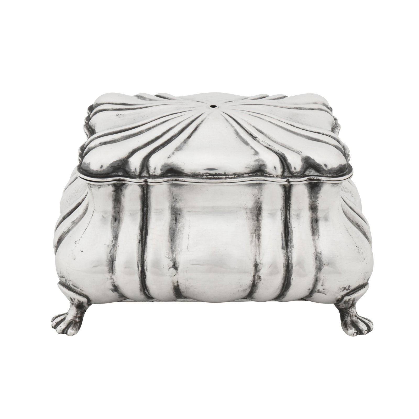 Budapest circa 1920 by TL ligatured ? An early 20th century Hungarian 800 standard silver sugar box (1 of 5)