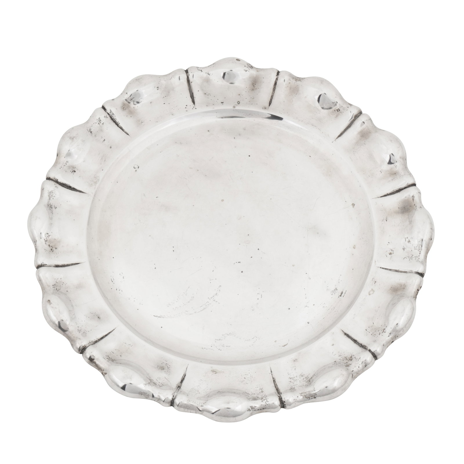 Budapest circa 1940 by CZF An early 20th century Hungarian 800 standard silver tray (1 of 3)
