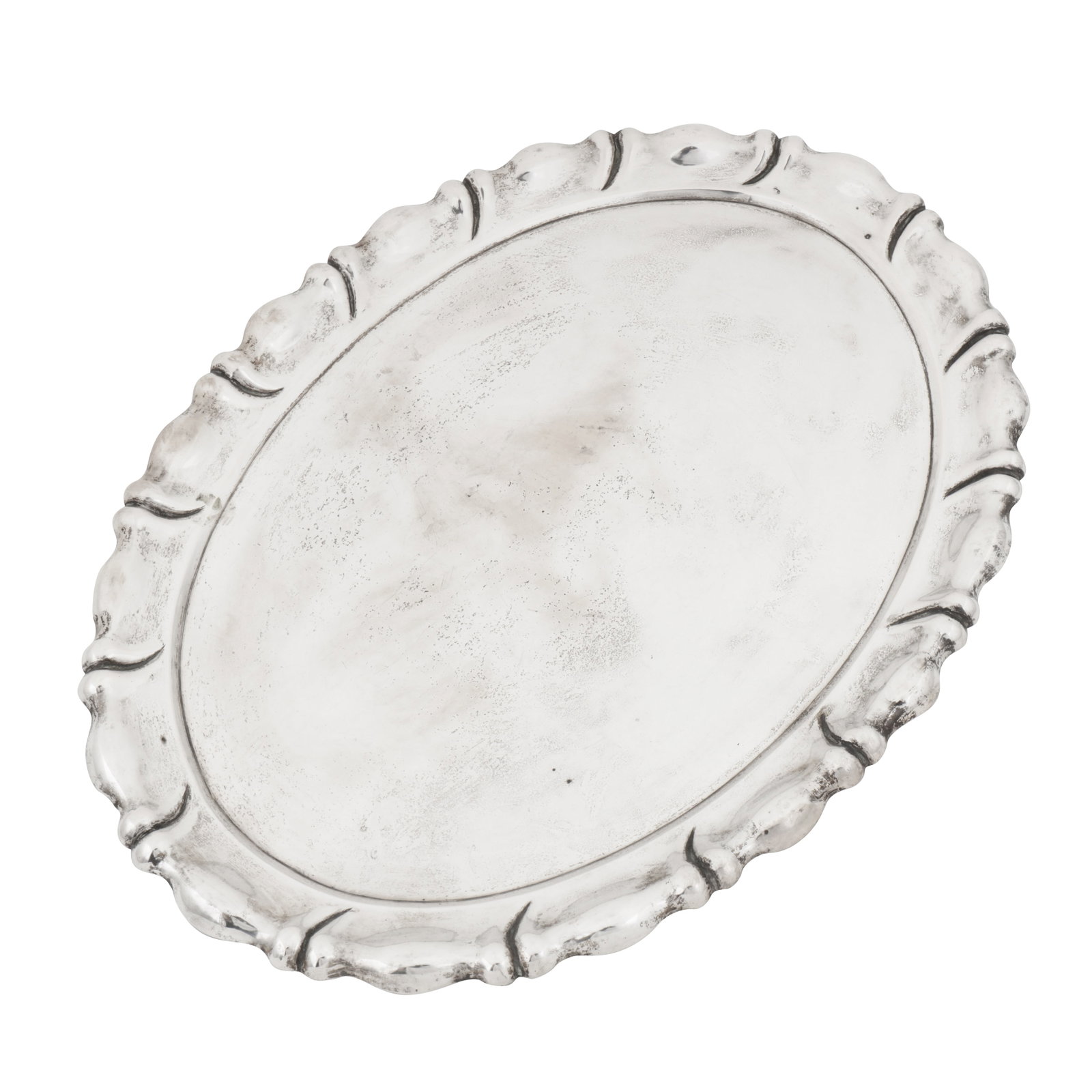 Budapest circa 1920 An early 20th century Hungarian 800 standard silver tray (1 of 5)