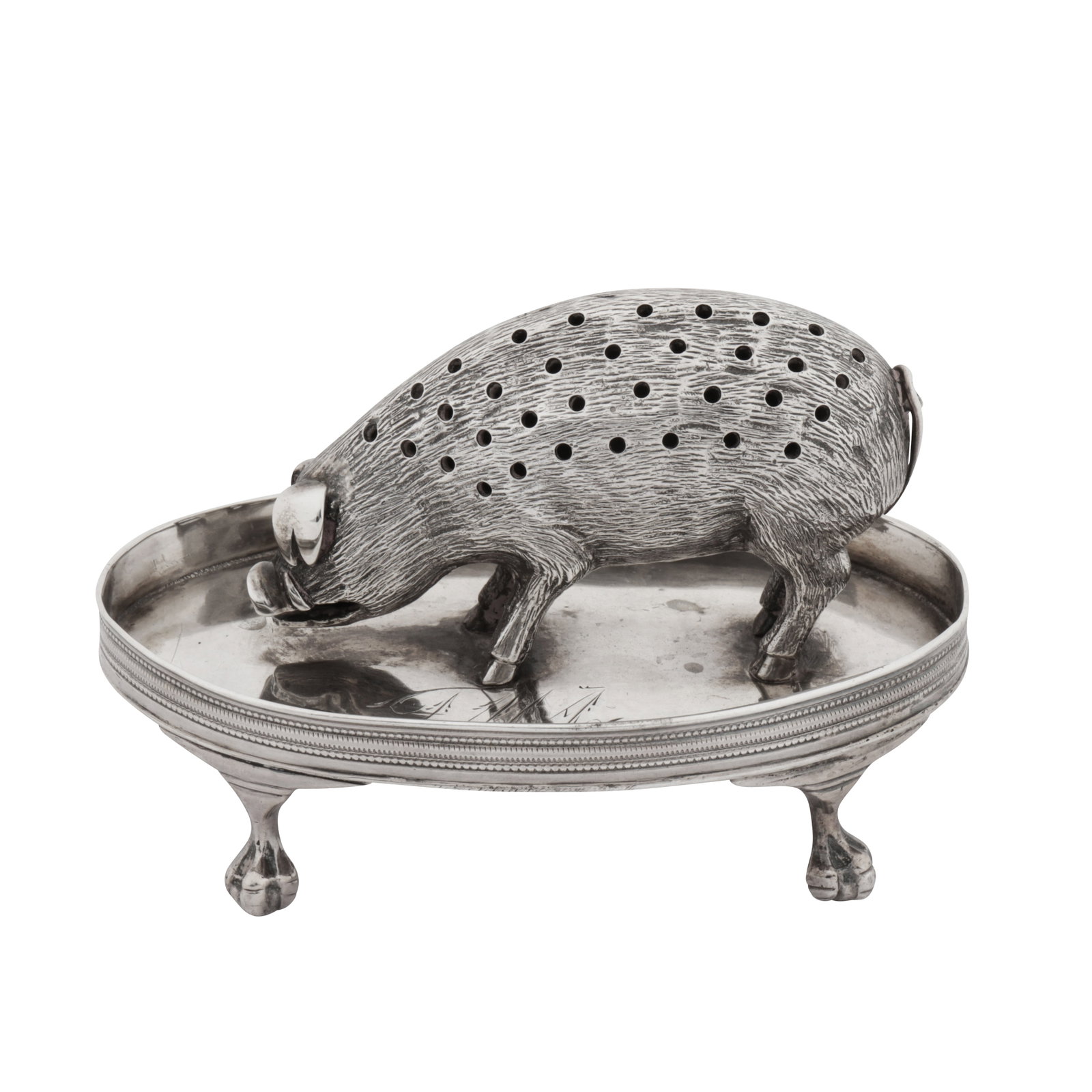 Probably Lisbon circa 1800 A late 18th / early 19th century Portuguese unmarked silver toothpick (1 of 4)