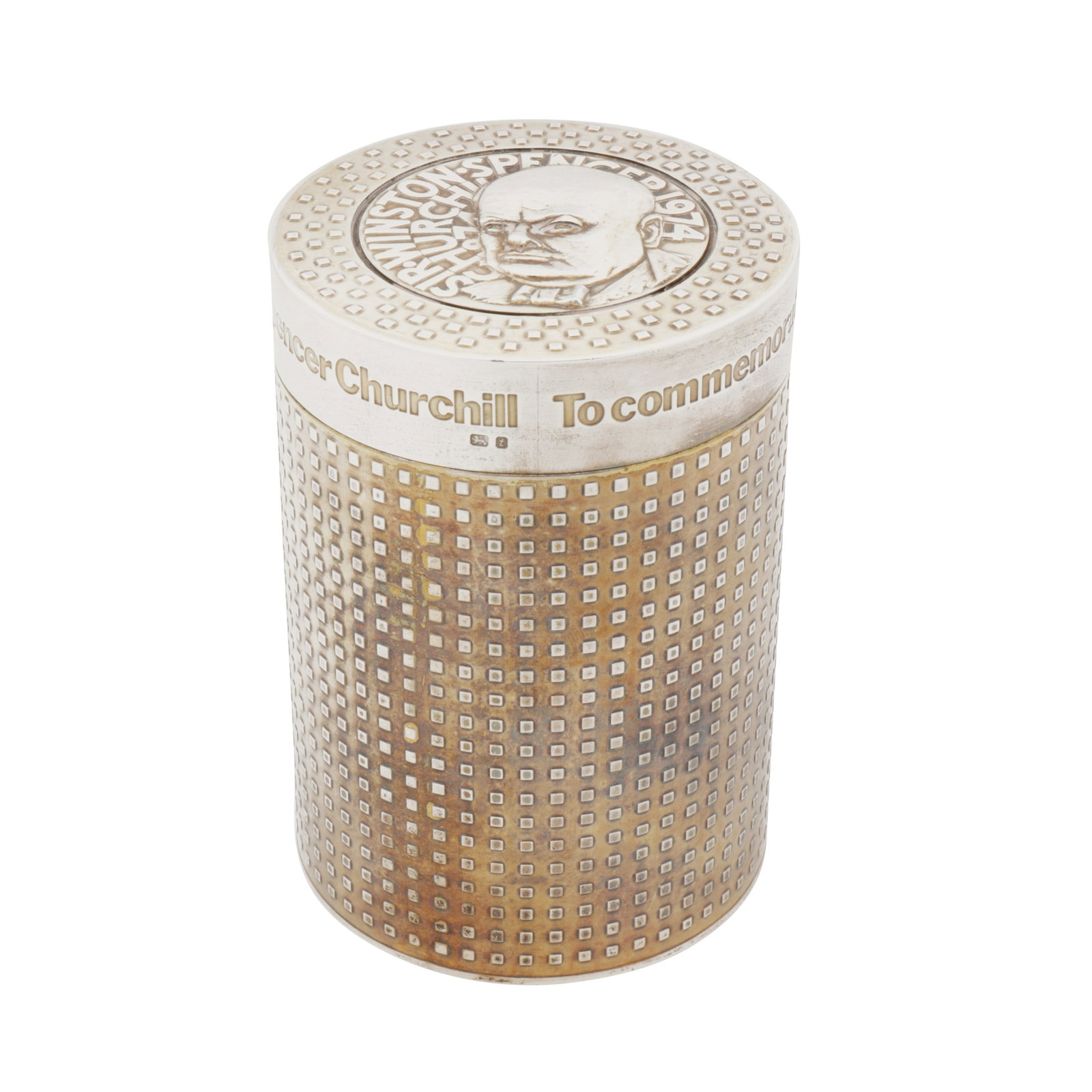 London 1974 by Garrard and Co, designed by Alex Styles A cased Elizabeth II parcel gilt sterling (1 of 8)