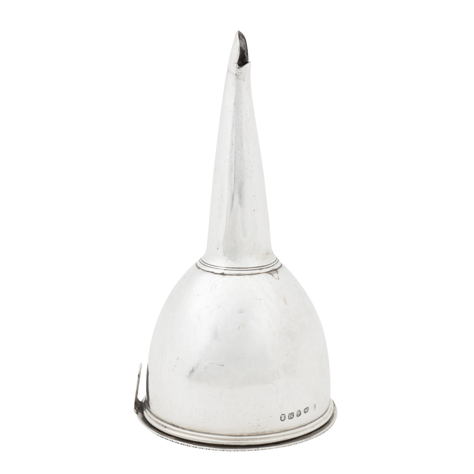 London 1807 probably by James Turner A George III sterling silver wine funnel (1 of 8)