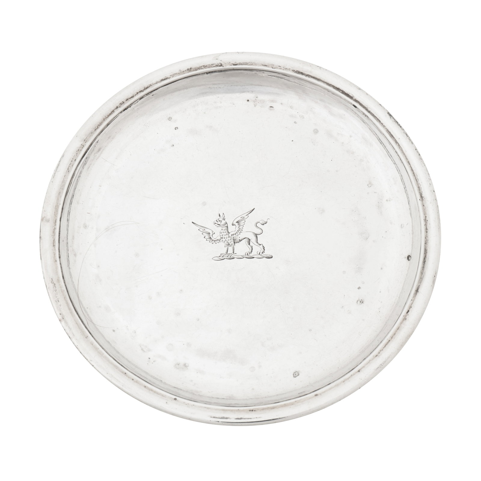Dublin circa 1780 by Richard Williams A George III Irish sterling silver counter dish (1 of 3)