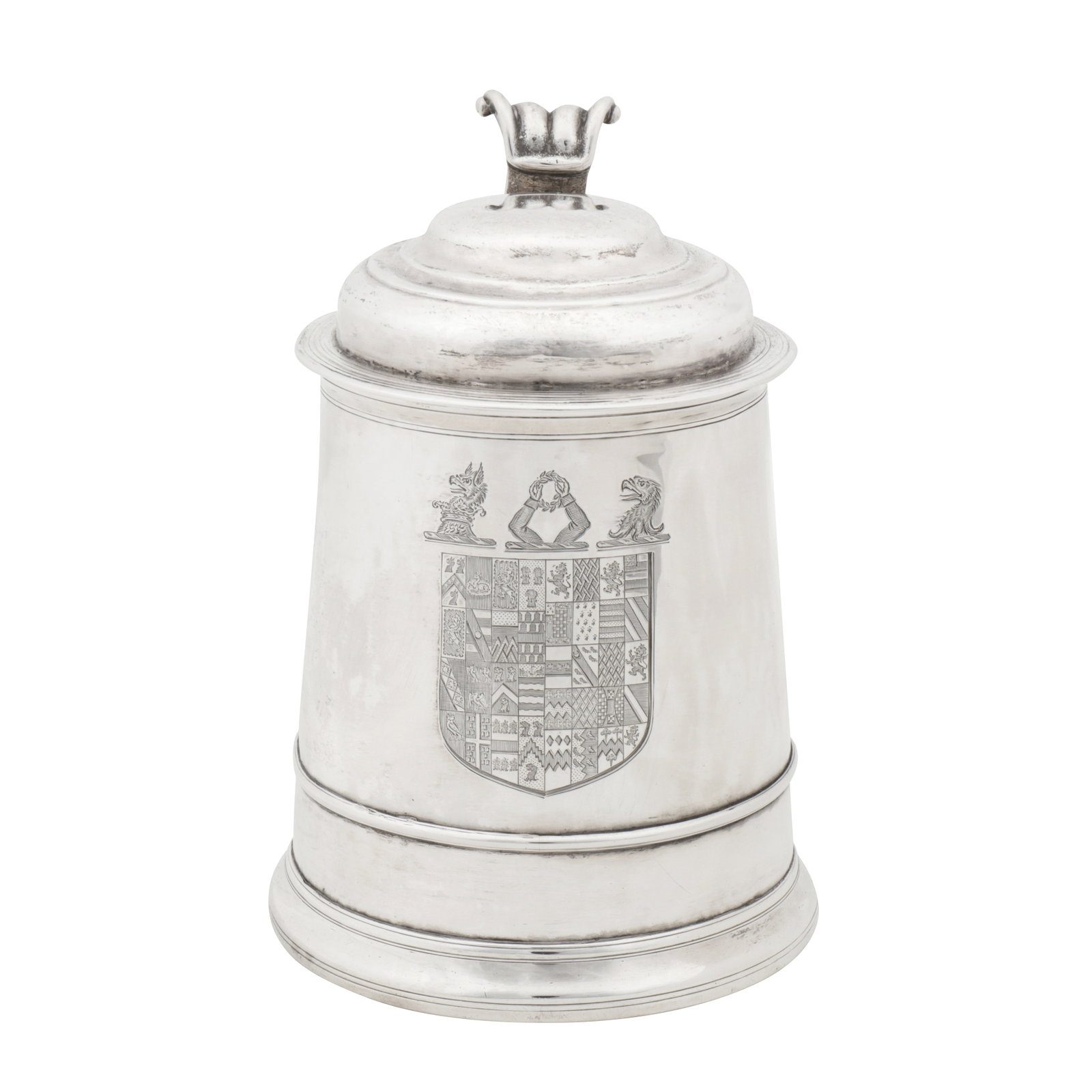 Durham heraldic interest - Newcastle possibly 1738, no maker’s mark A George II provincial (1 of 6)