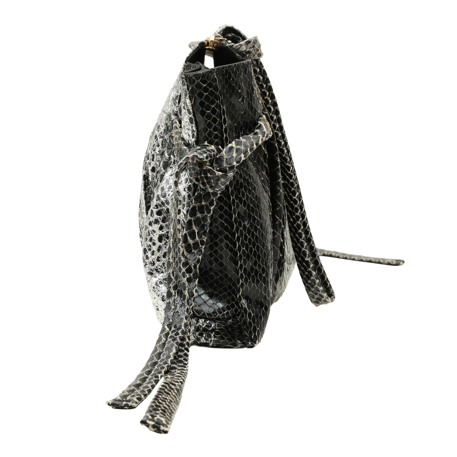 λ Gucci Black Python Hysteria Clutch - 2