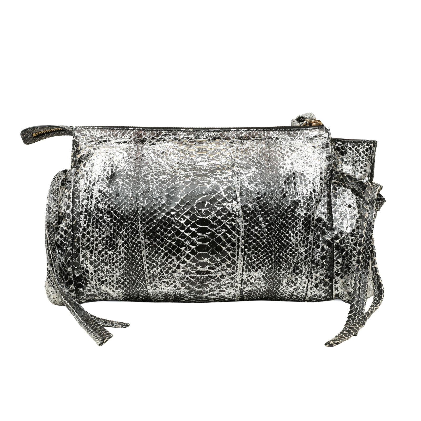 λ Gucci Black Python Hysteria Clutch - 3