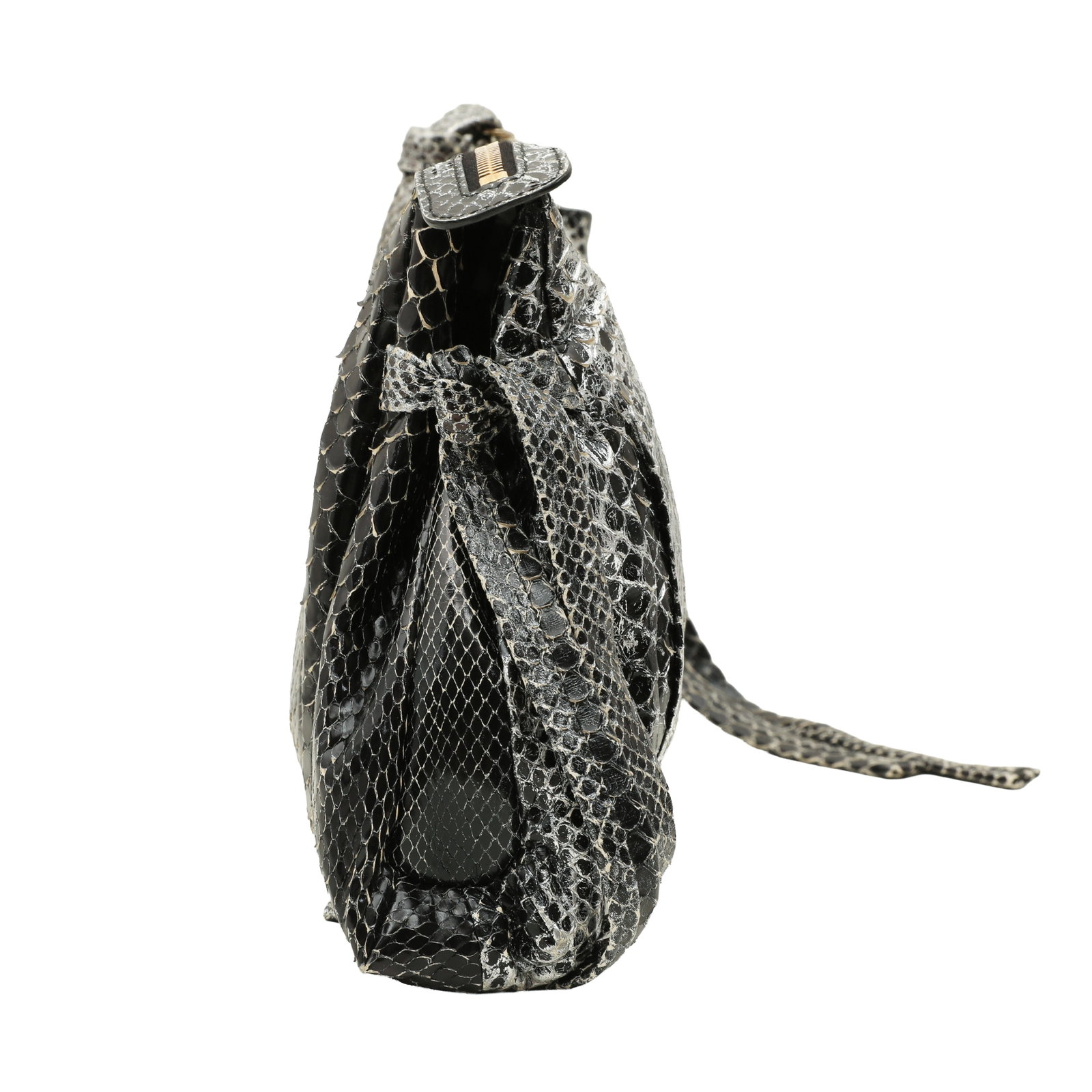 λ Gucci Black Python Hysteria Clutch - 4