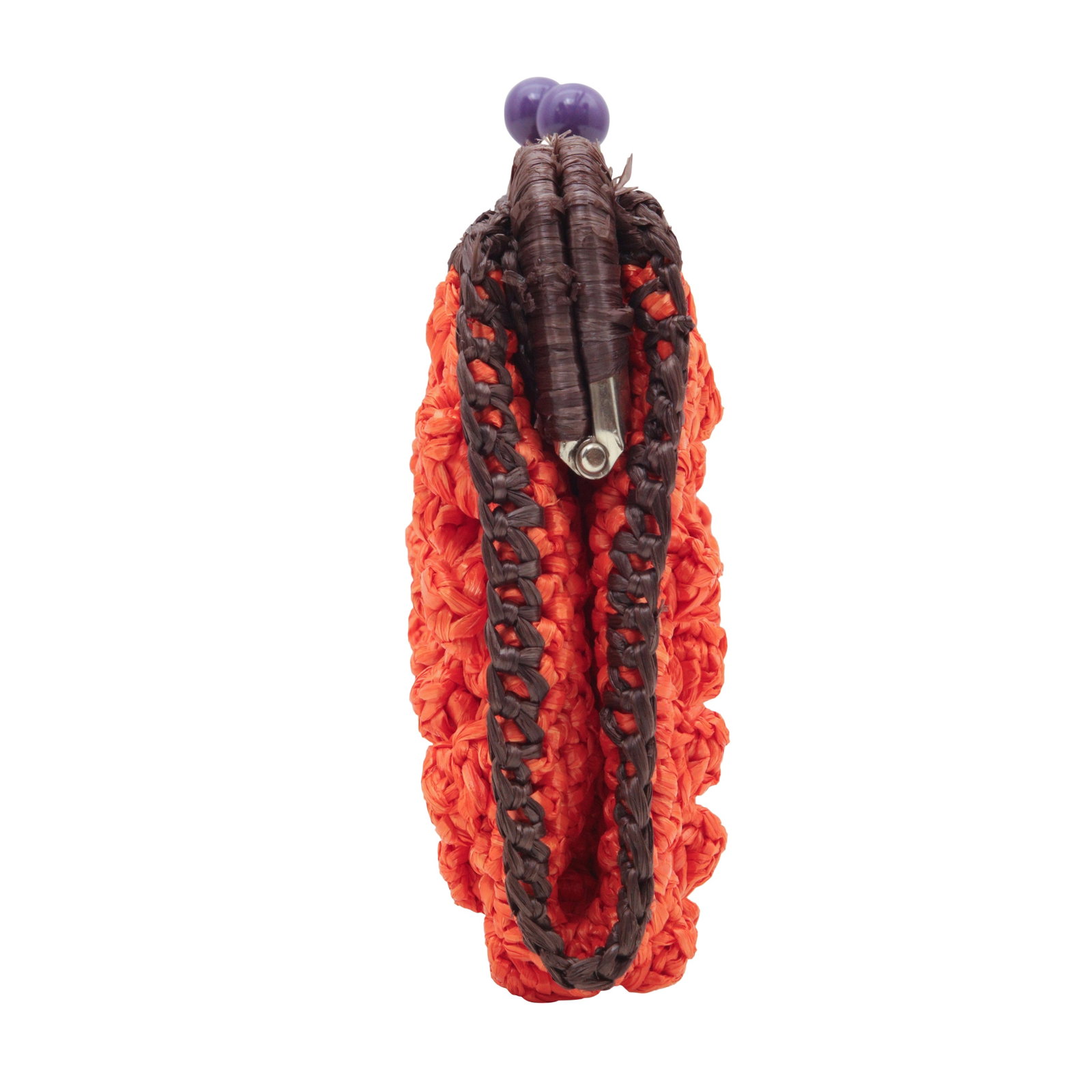 Missoni Orange Bubble Frame Clutch - 2