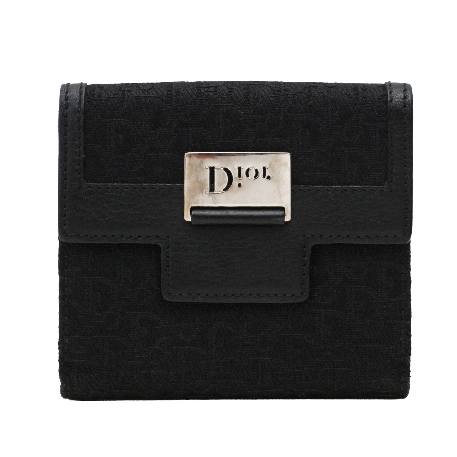 Christian Dior Black Street Chic Trotter Messenger and Wallet - 7