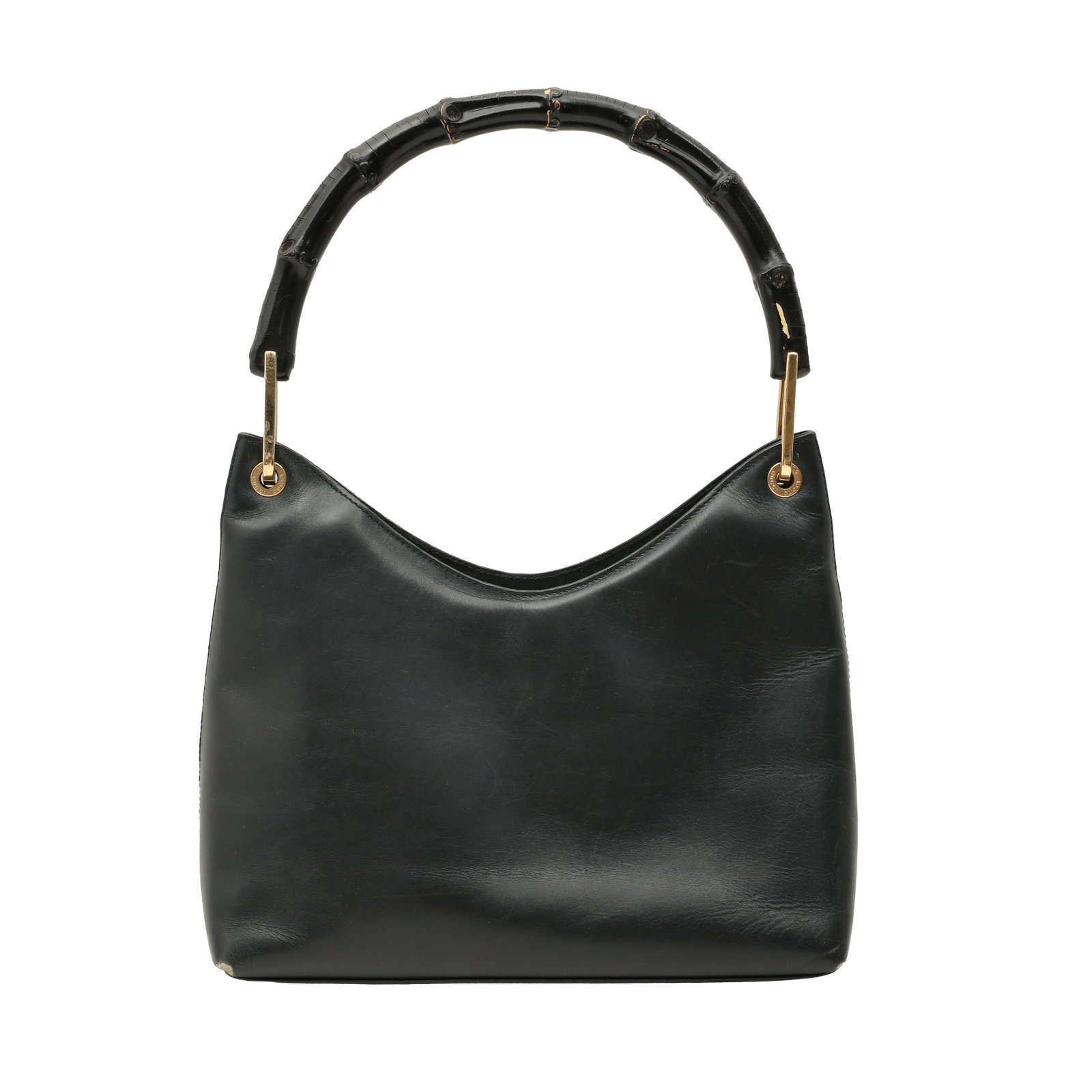 Gucci Black Bamboo Shoulder Bag - 3