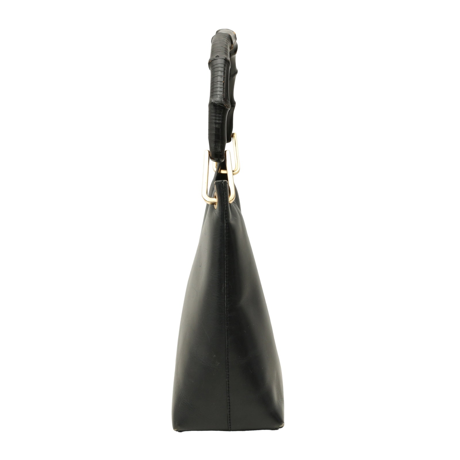 Gucci Black Bamboo Shoulder Bag - 4