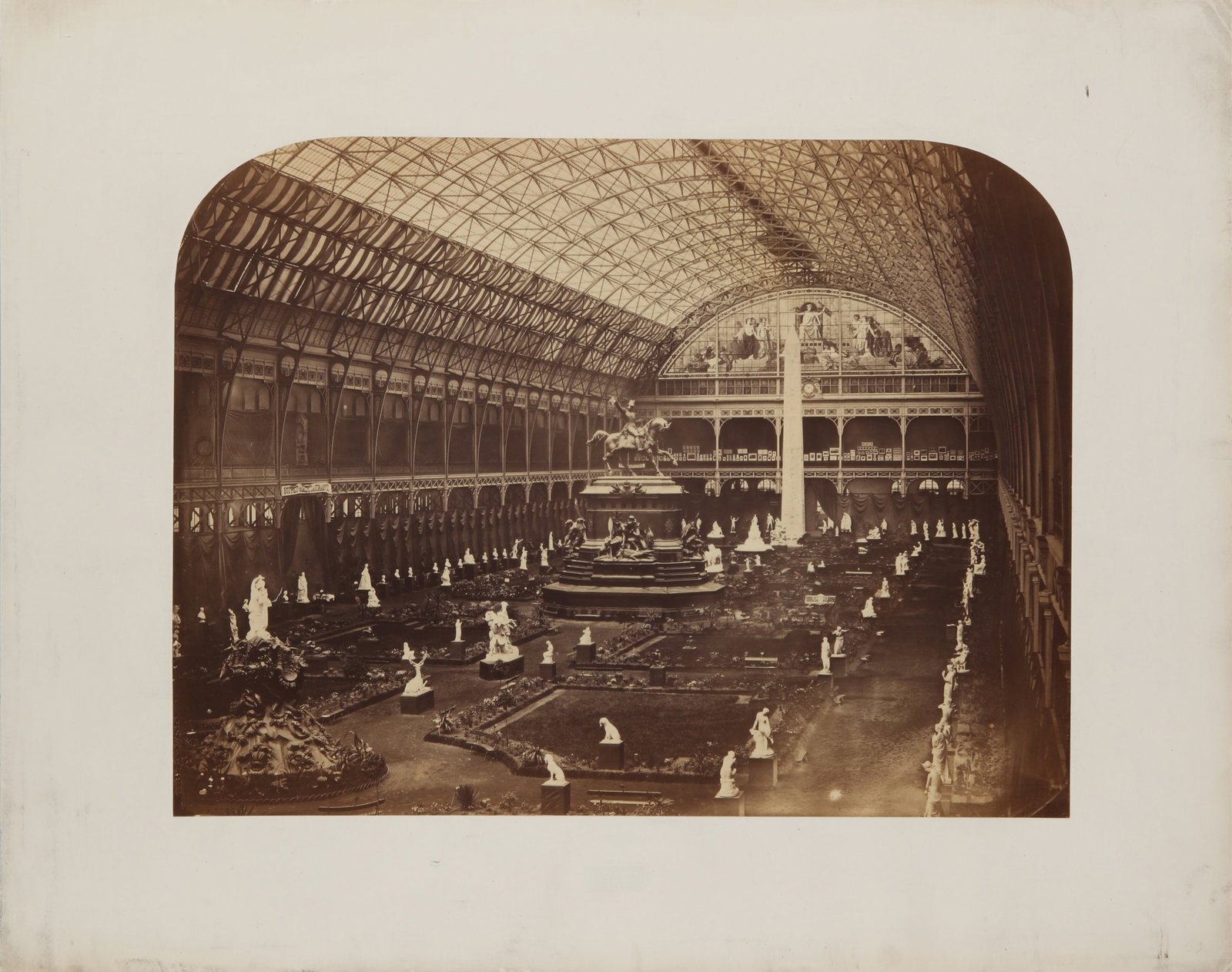 Pierre Ambroise Richebourg (1810-1875) Salon Paris, c. 1861: Albumen print, pasted down to period card image size 29.5 x 38.2cm, card size 42. x 52.cm, photographer's blindstamp lower margin recto.