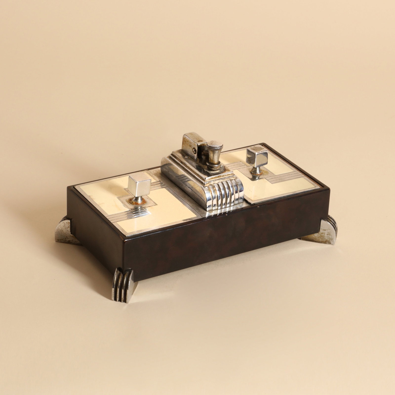 Ronson, America Double-box desk 'Touch Tip' lighter (1 of 5)