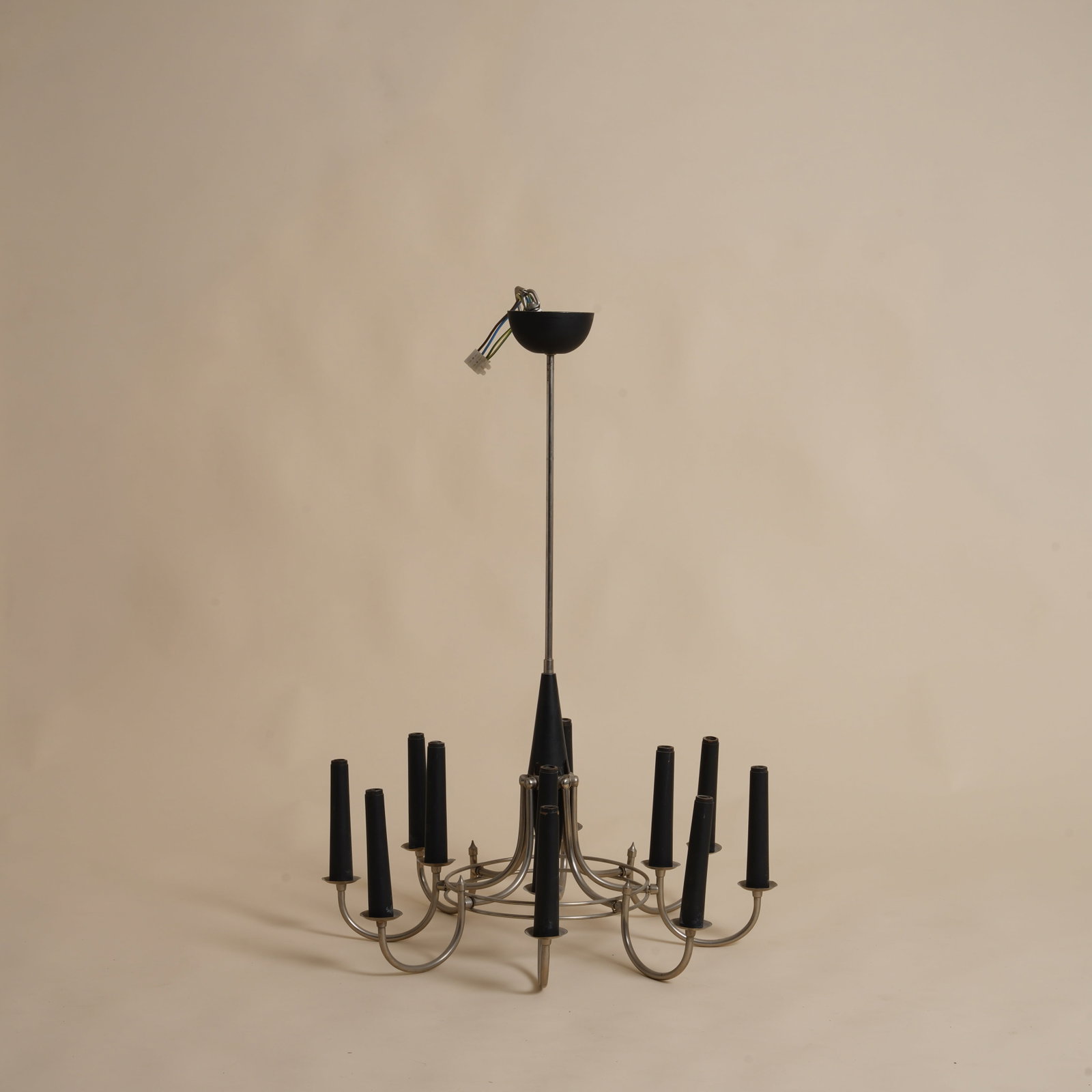 In the manner of Wiener Werkstatte Chandelier (1 of 3)