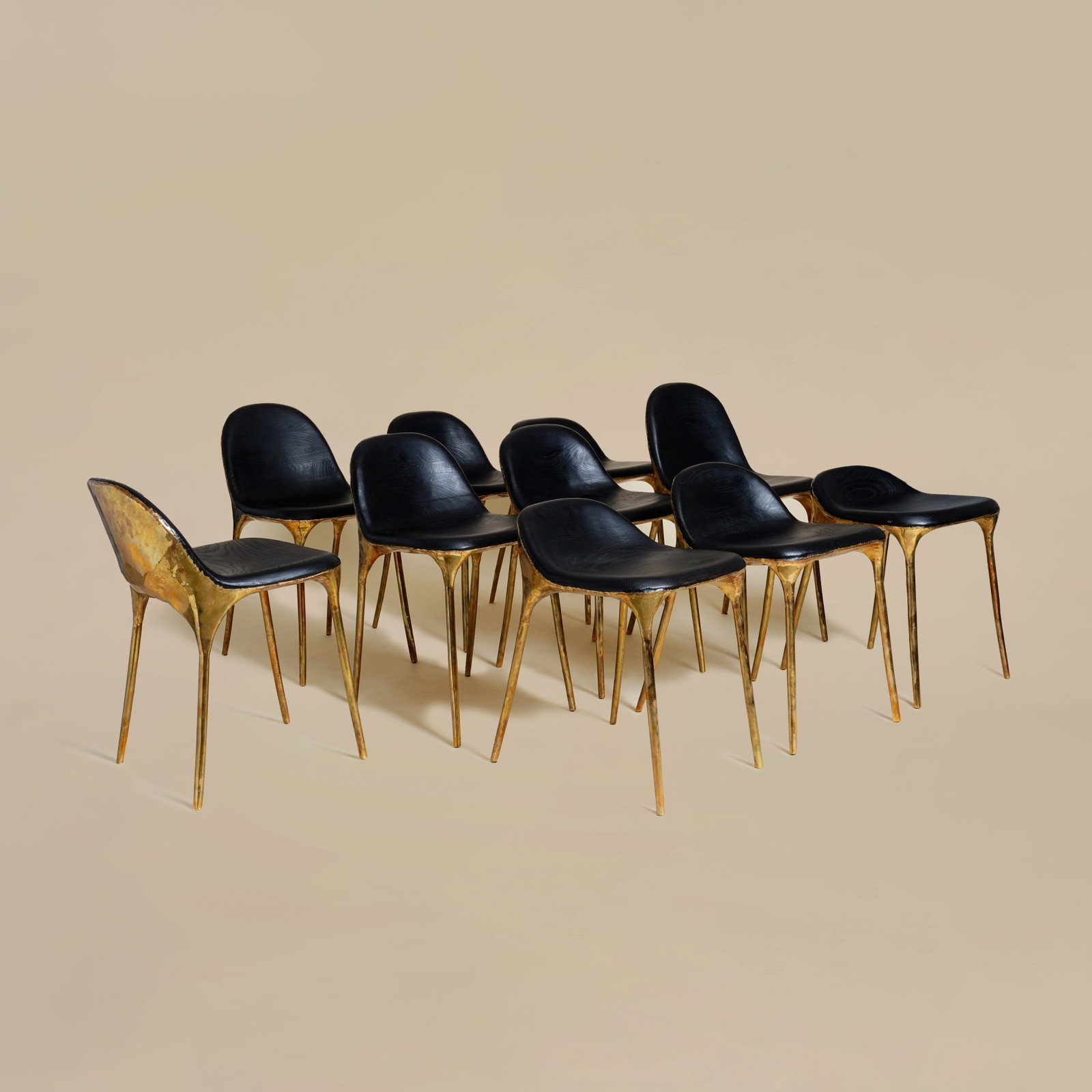 Valentin Loellmann (Dutch, b 1984) Bespoke table and chairs (1 of 5)