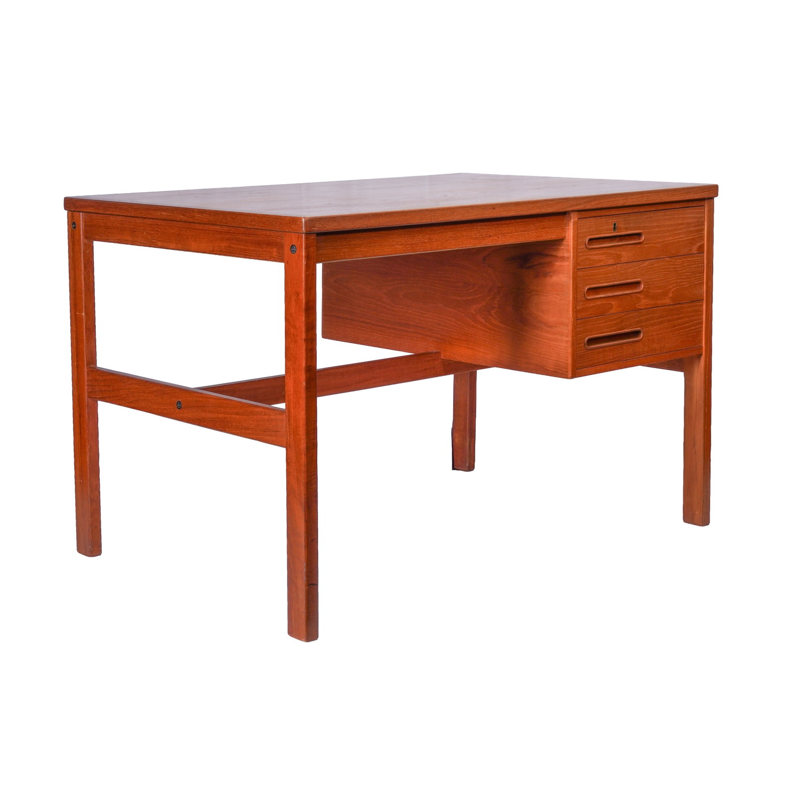 Gunnar Nielsen (Danish, 20th Century) for Tibergaard (attributed) Executive Desk (1 of 6)