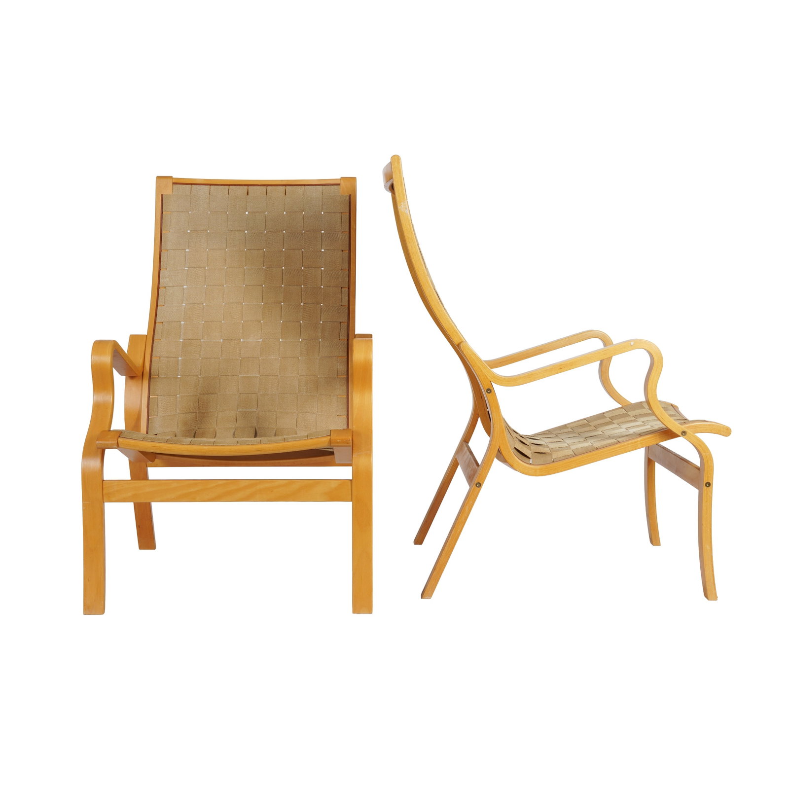 Finn ?stergaard for Skippers M?bler, Denmark Pair of lounge chairs (1 of 3)