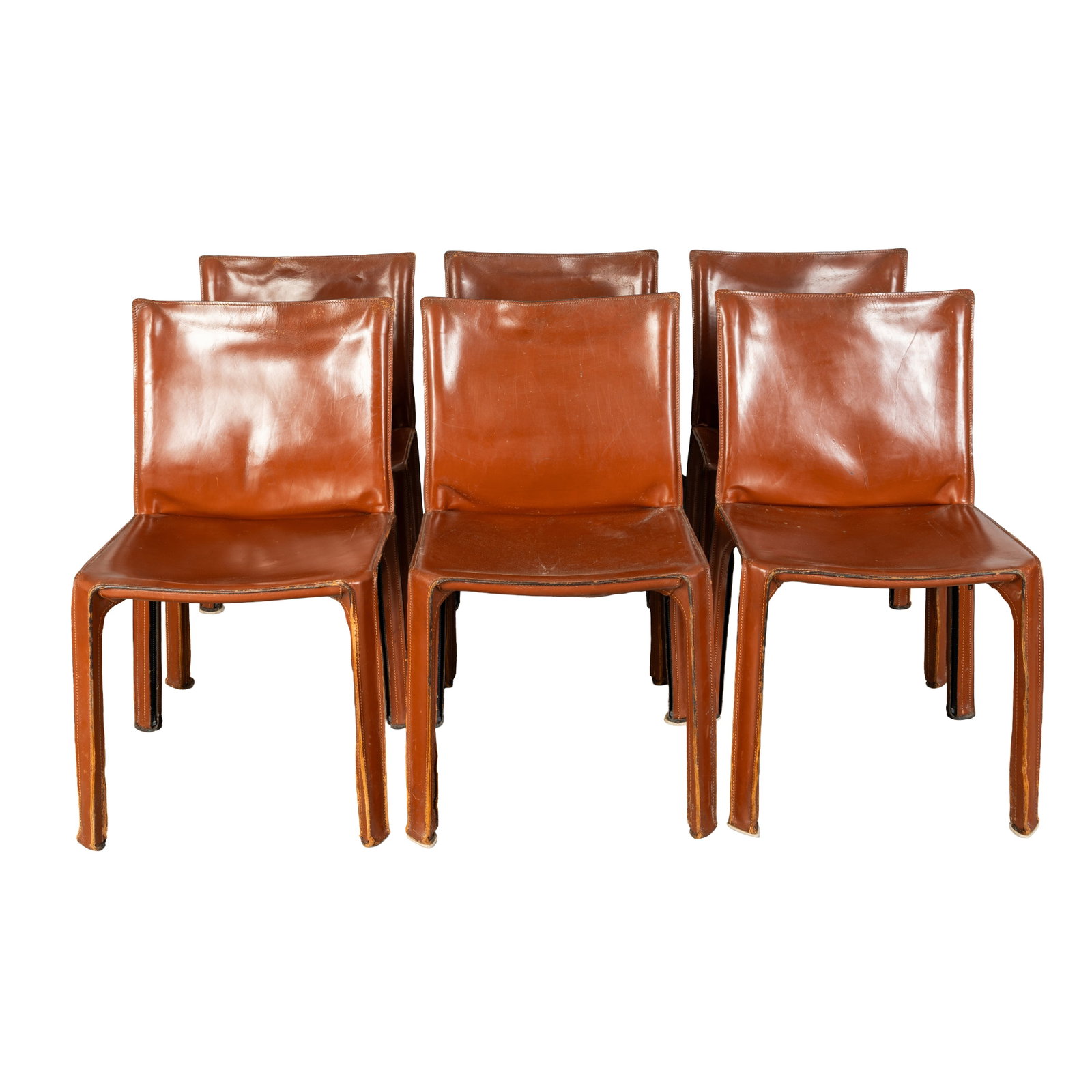 Mario Bellini (Italian b.1935) for Cassina, Italy Set of 'CAB 412' Dining Chairs and one Armchair (1 of 5)