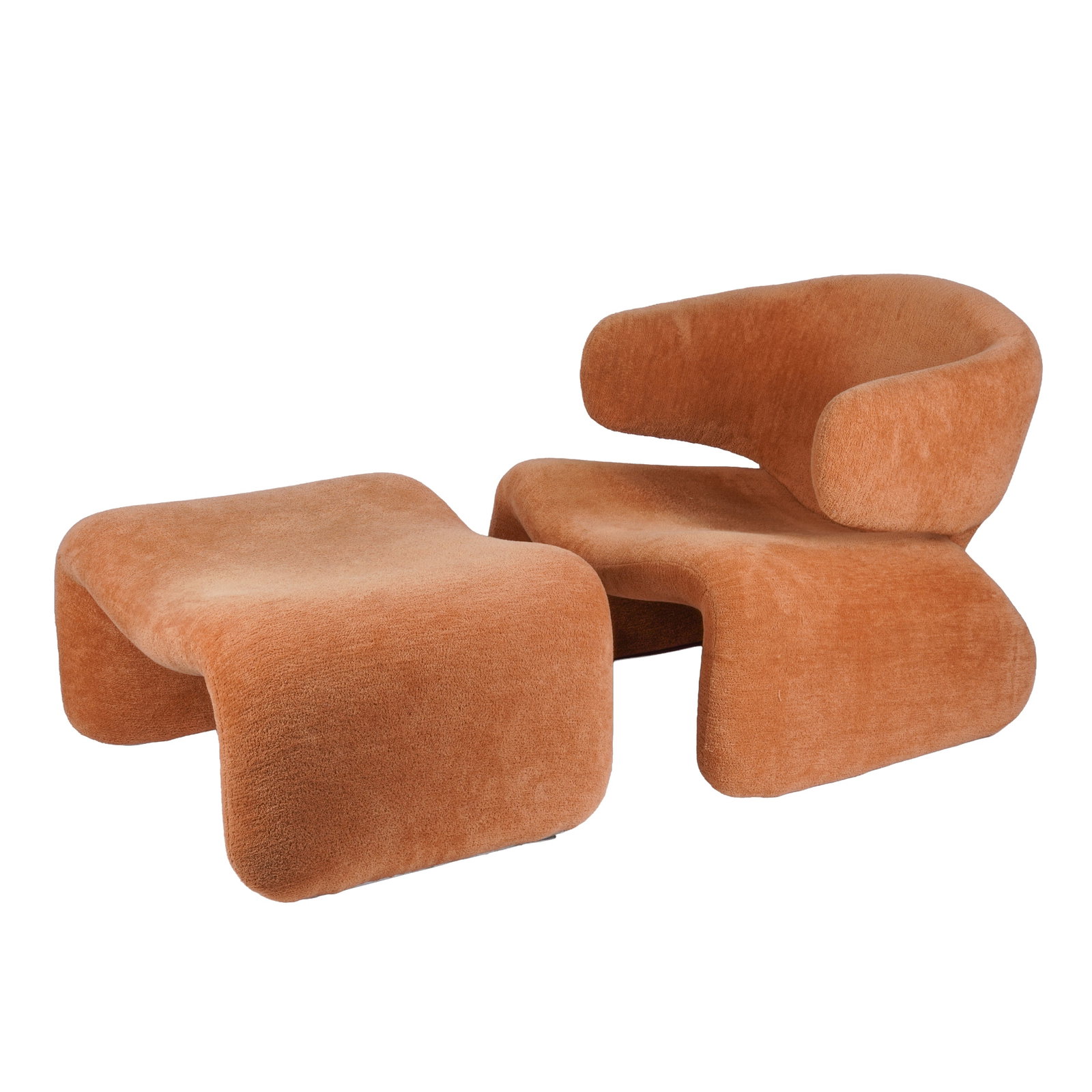 Olivier Mourgue (French, b.1939) Djinn Chair and Ottoman (1 of 4)
