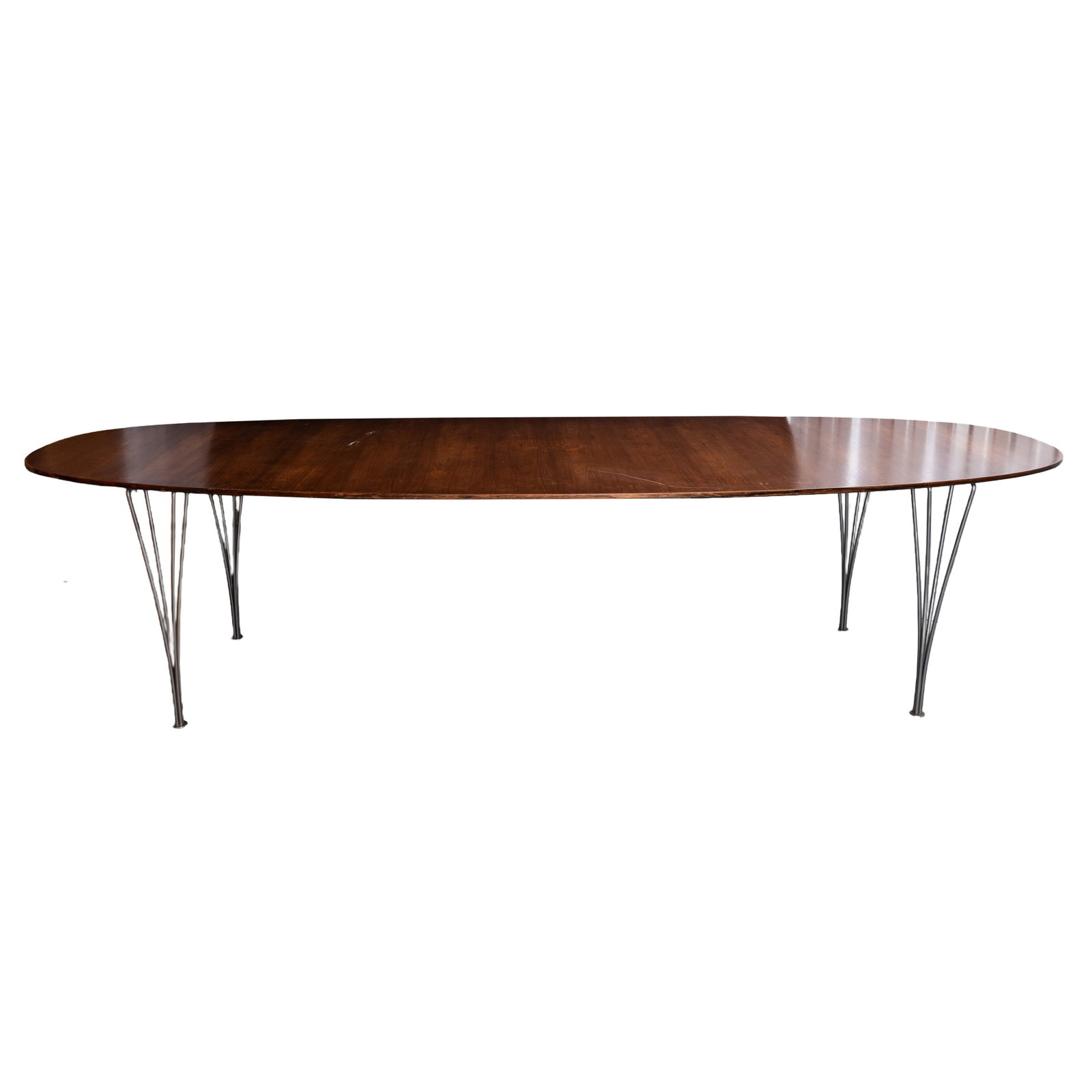Piet Hein (1905-1996) and Bruno Mathsson (1907-1988) 'Superelliptical' Large Dining Table (1 of 2)