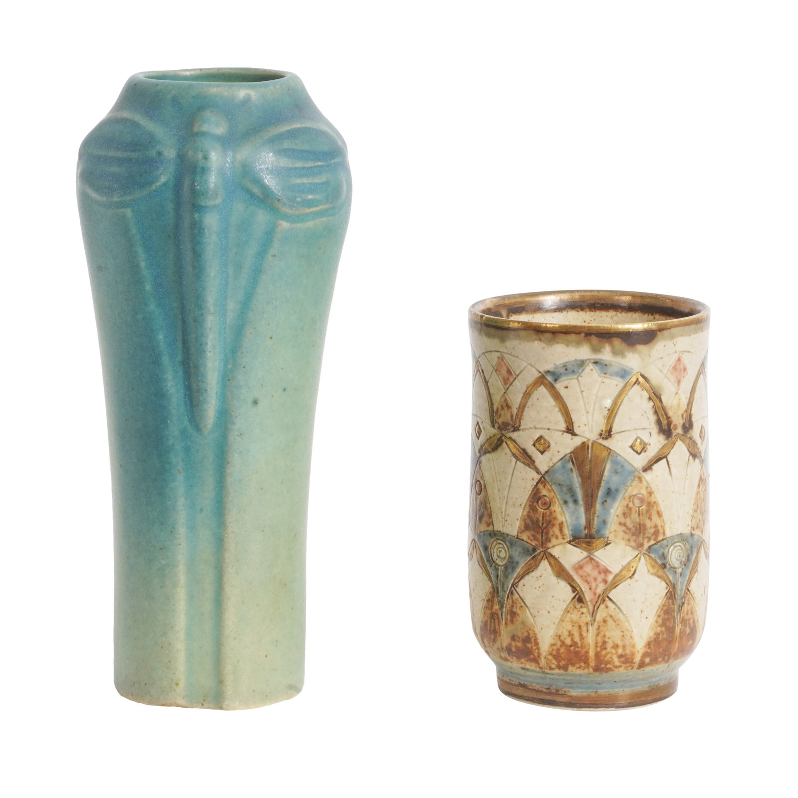 Bernard Forrester (British 1908-1990) and Van Briggle Pottery (American) Studio ceramics (1 of 2)