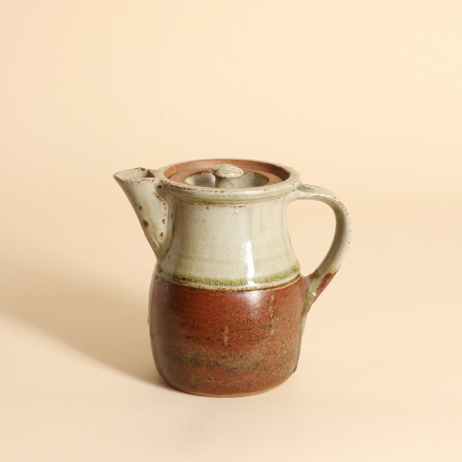 Richard Batterham (British 1936-2021) Coffee pot: 20th Century Stoneware 14cm high