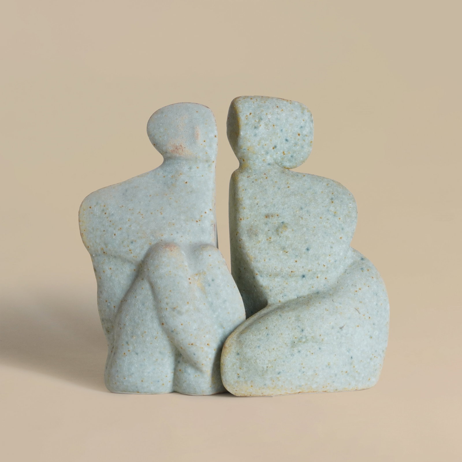 Peter Wright (British, 1919-2003) Interlocking male and female sculpture (1 of 2)