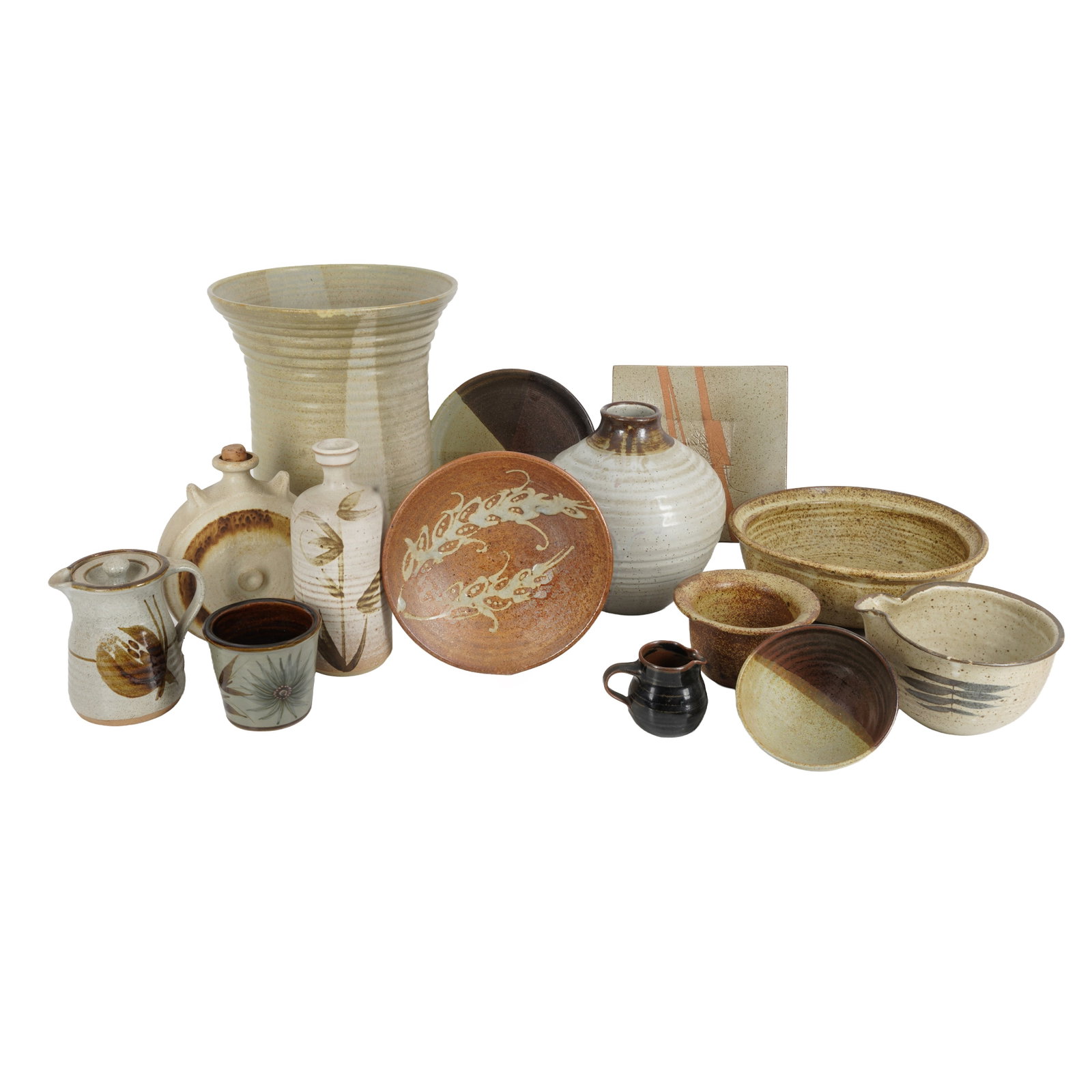 British Studio Ceramics Roger Cockram, Biddy Rose and Harry Barclay for Milestone House Pottery, and (1 of 9)