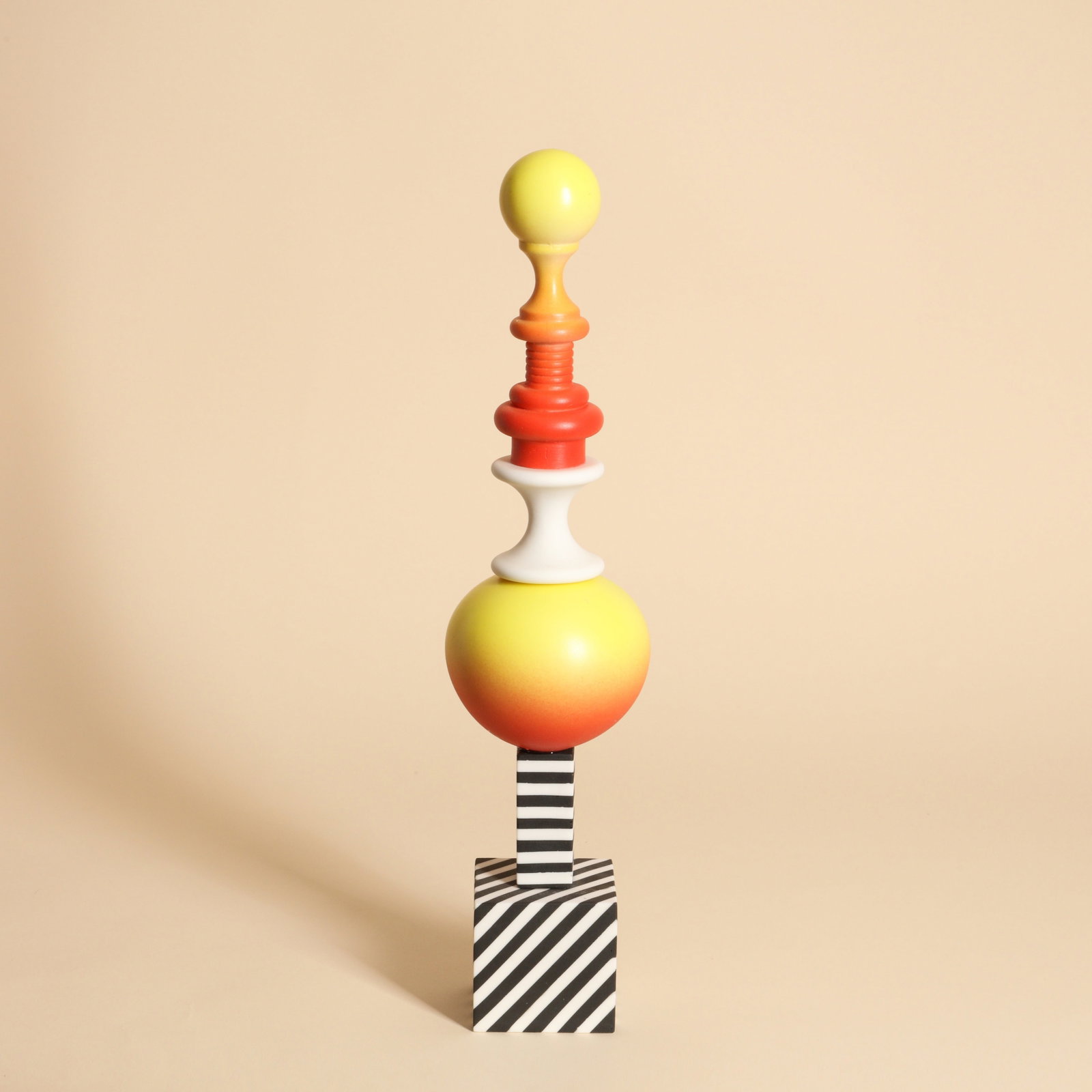 Tim Fluck (British, 21st Century) 'Totem No.1': 2025 Porcelain Unsigned 40cm high