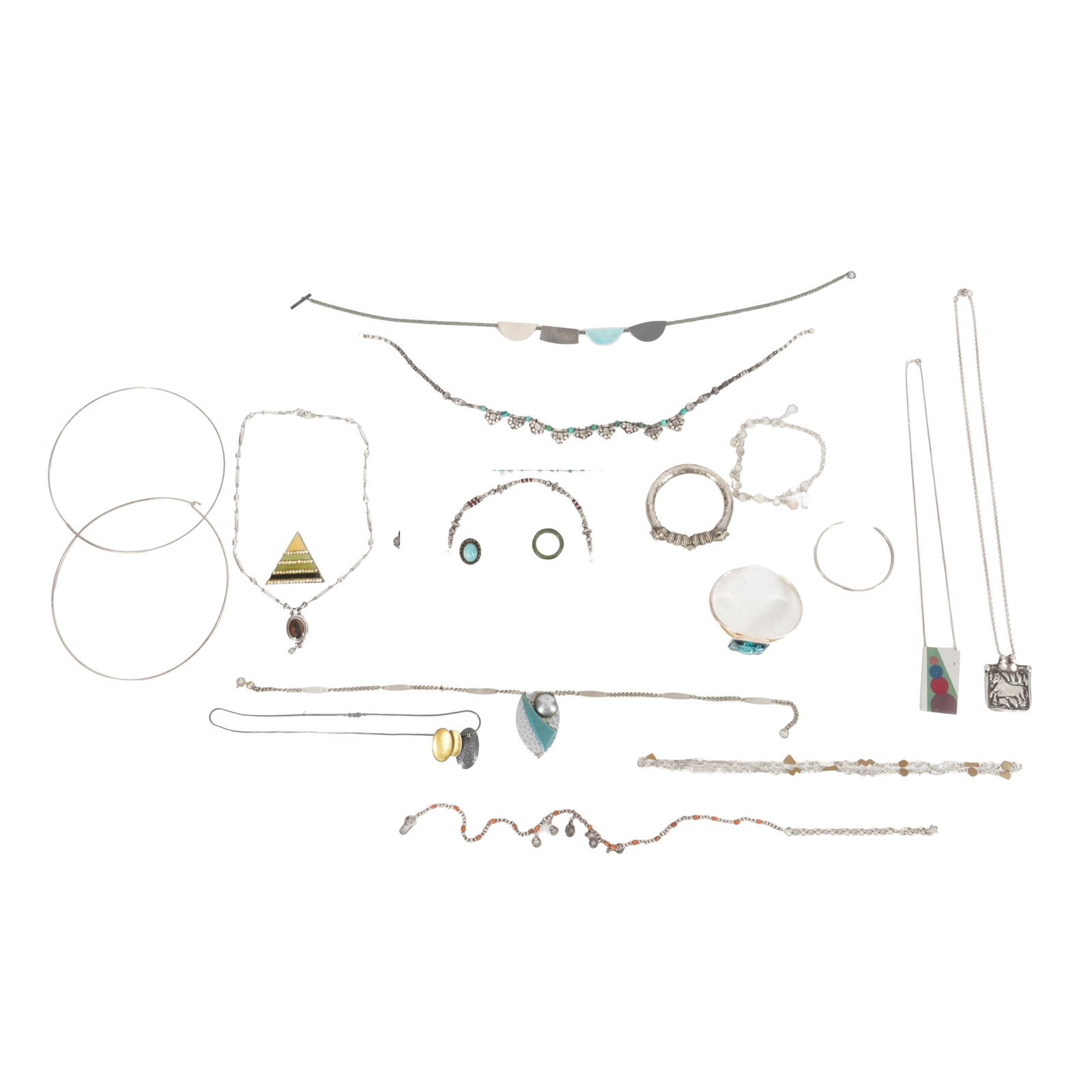 Brutalist, Modernist, Europe Collection of jewellery (1 of 1)