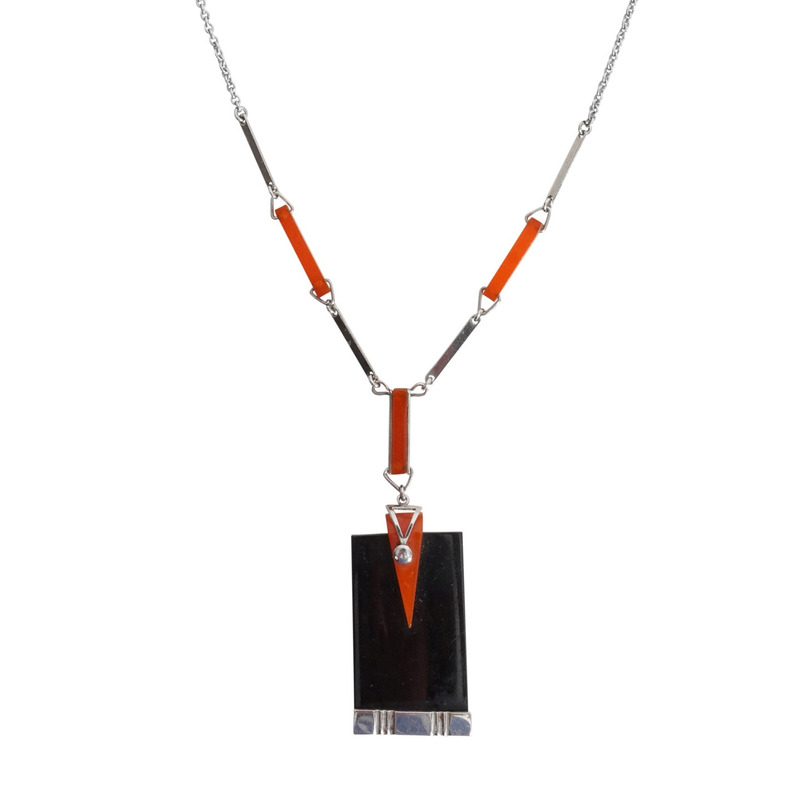 Manner of Jakob Bengel Art Deco style necklace (1 of 2)