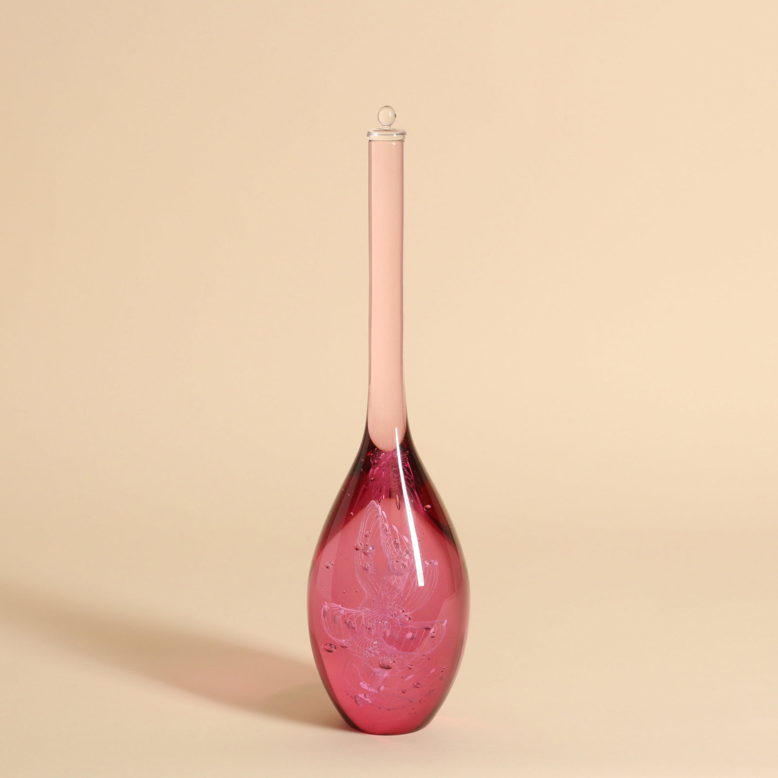 Louis Thompson (British, 21st Century) 'Archive of DNA' sculpture, from the 'Bottle Archives' series: Blown and solid sculpted studio glass Etched signature to underside 37cm high
