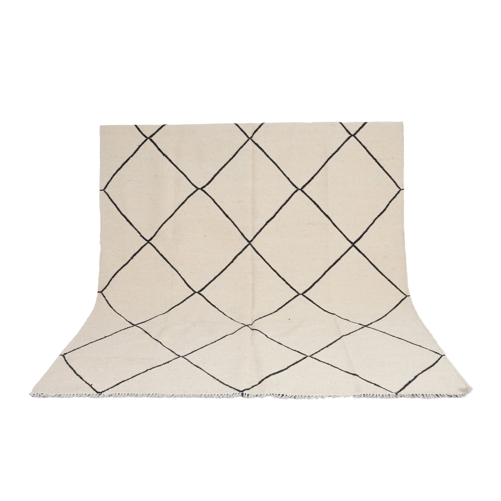 Mid-Century Style, Britain Flatweave kilim: Contemporary Hand-knotted wool Unmarked 240 x 165cm