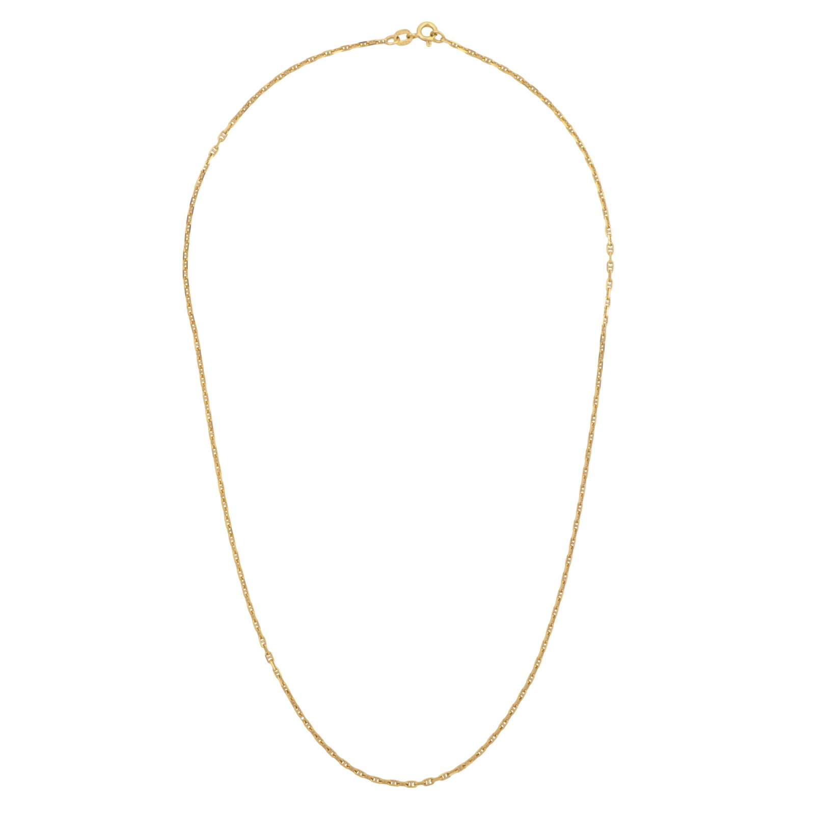 Balestra | A mariner link chain necklace 9ct yellow gold - 2