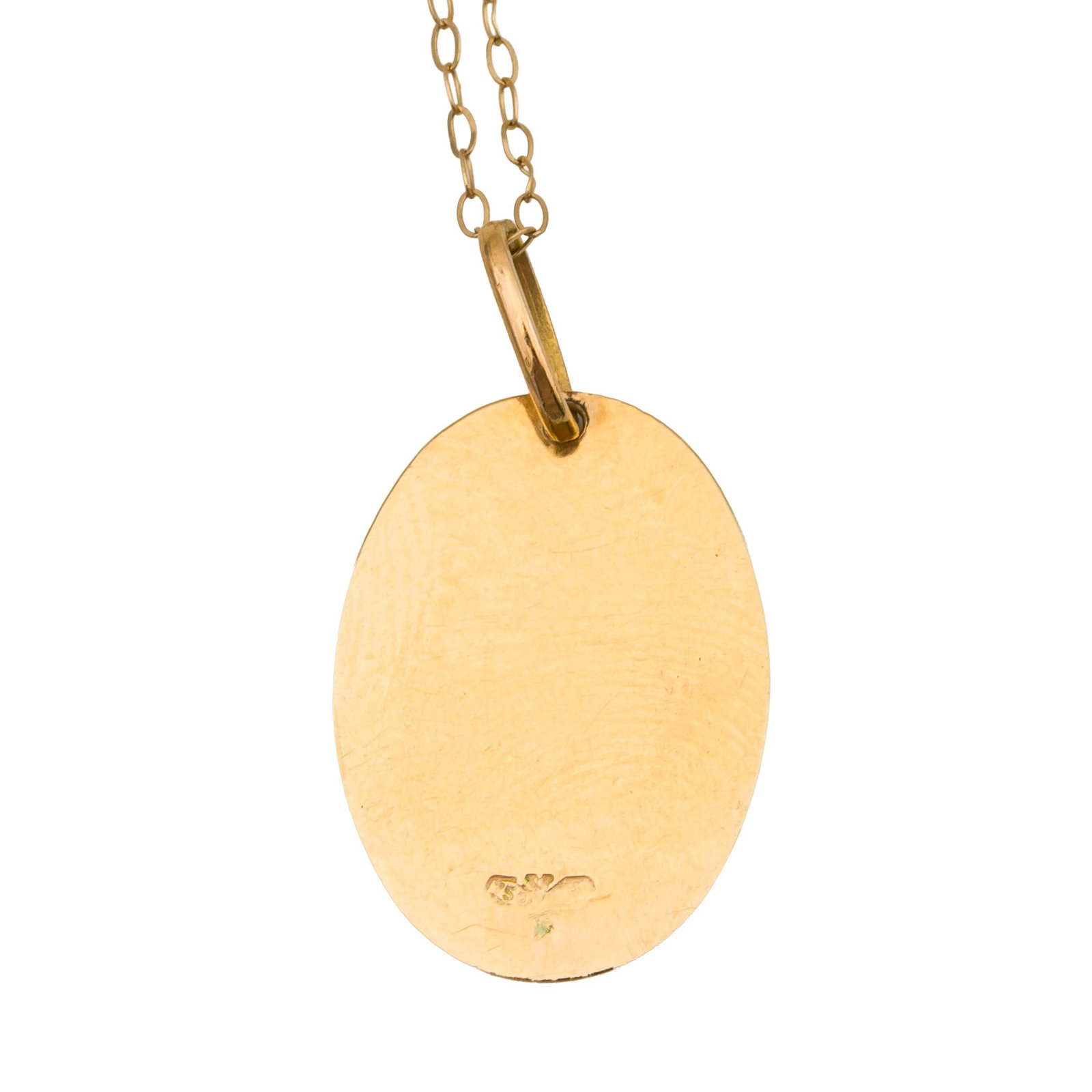 A pendant necklace Yellow metal - 2