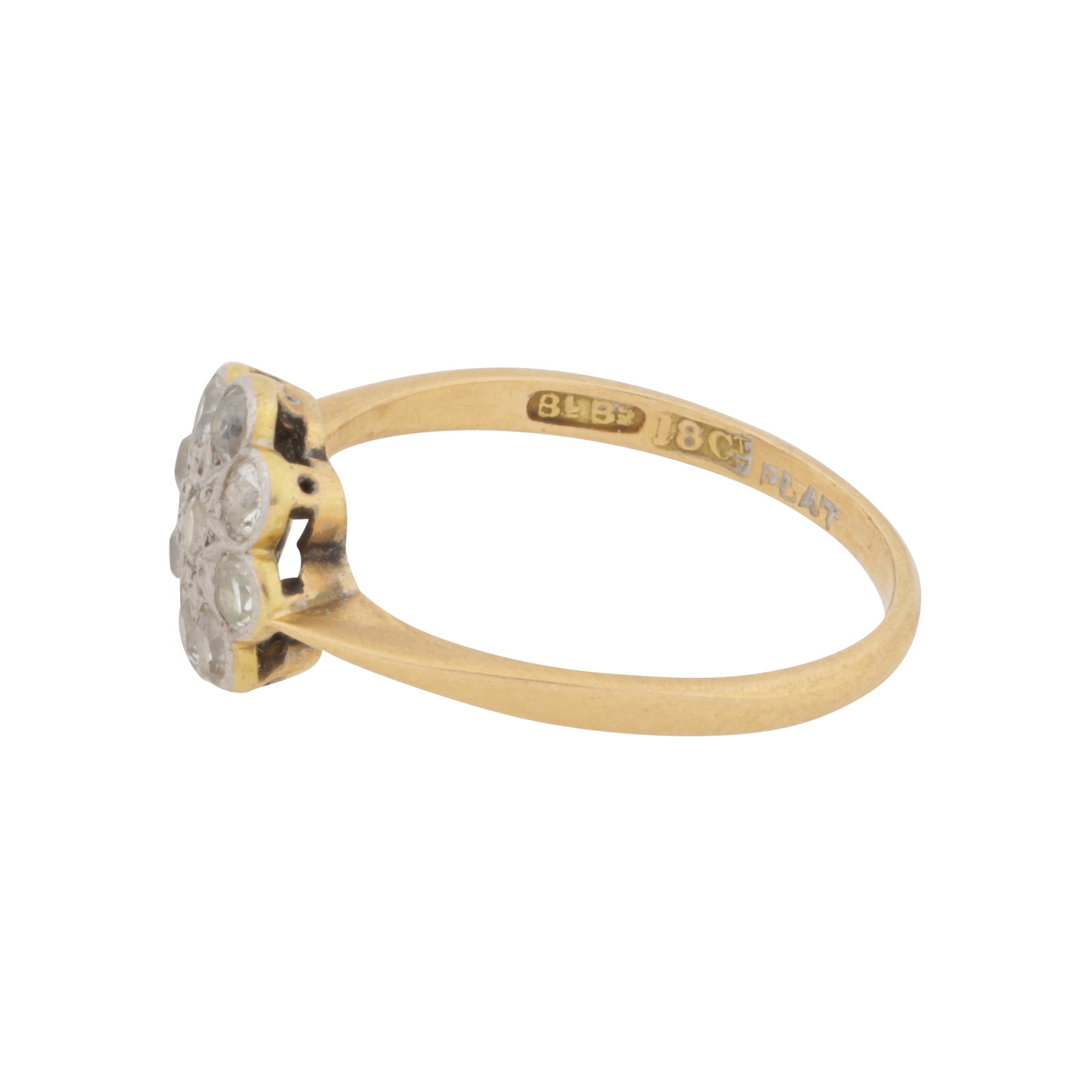 A diamond ring Yellow and white metal - 2
