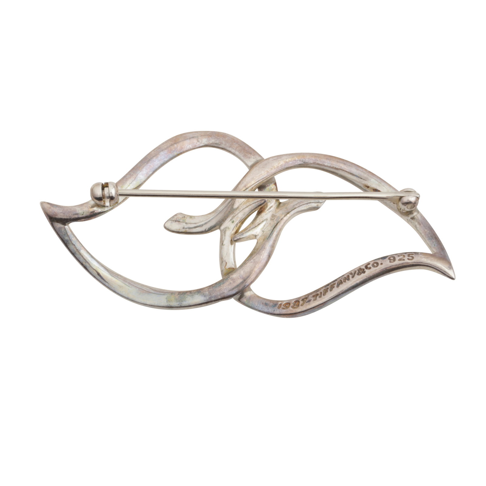 Tiffany & Co. | A double leaf brooch Silver - 2