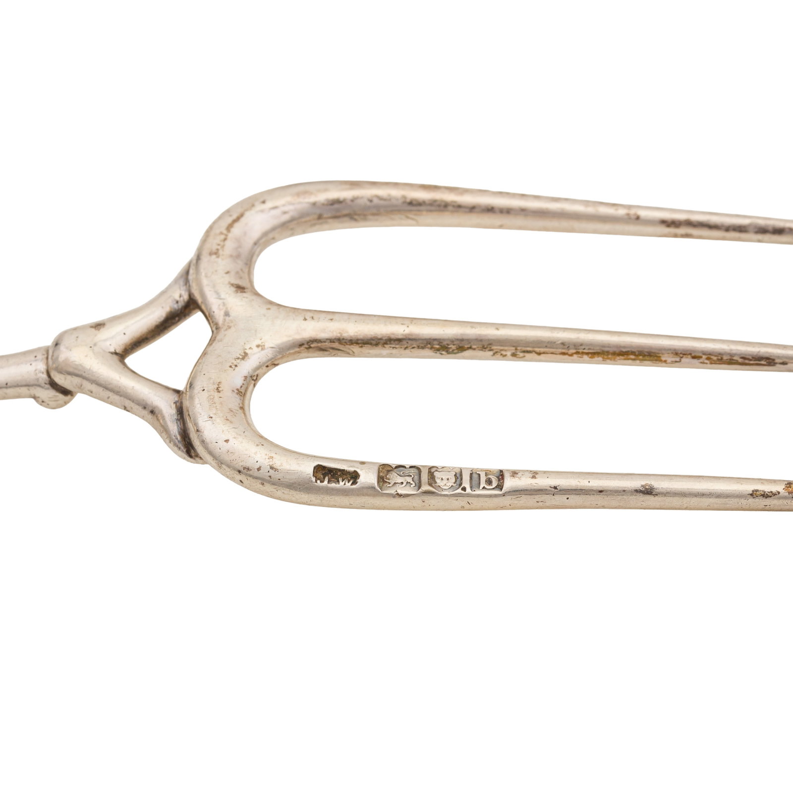 London 1897 by J.W, John Whittaker? A Victorian sterling silver bread fork - 3