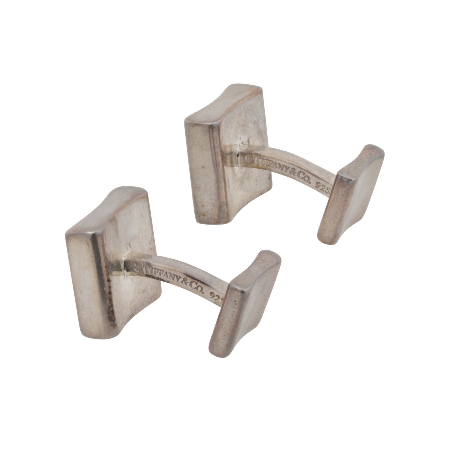 Tiffany & Co Ι A pair of cufflinks White metal - 2