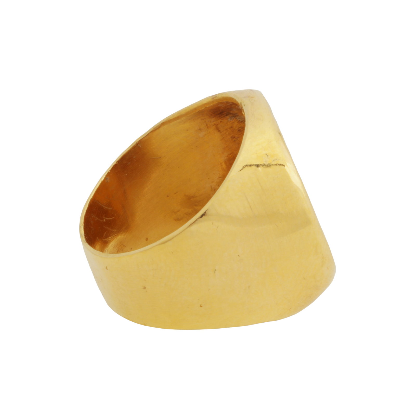 A Pahlavi coin ring Yellow metal - 2