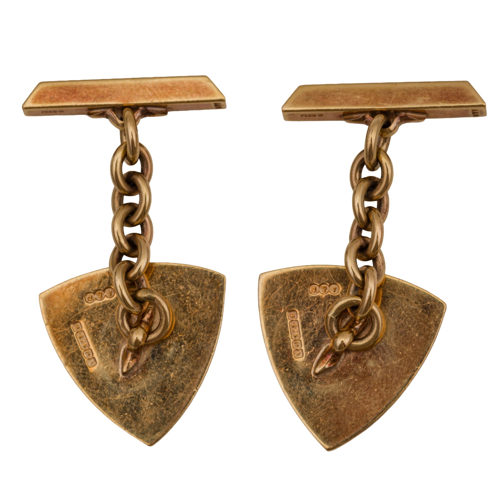 A pair of gold cufflinks, circa 1972 9ct yellow gold - 2